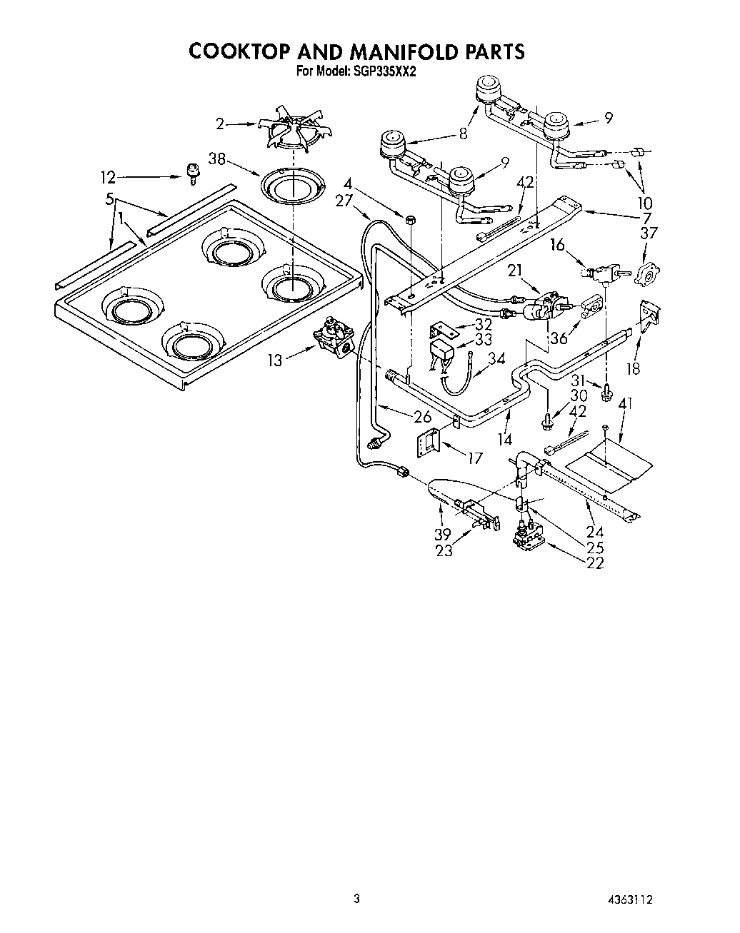 03 - COOKTOP AND MANIFOLD