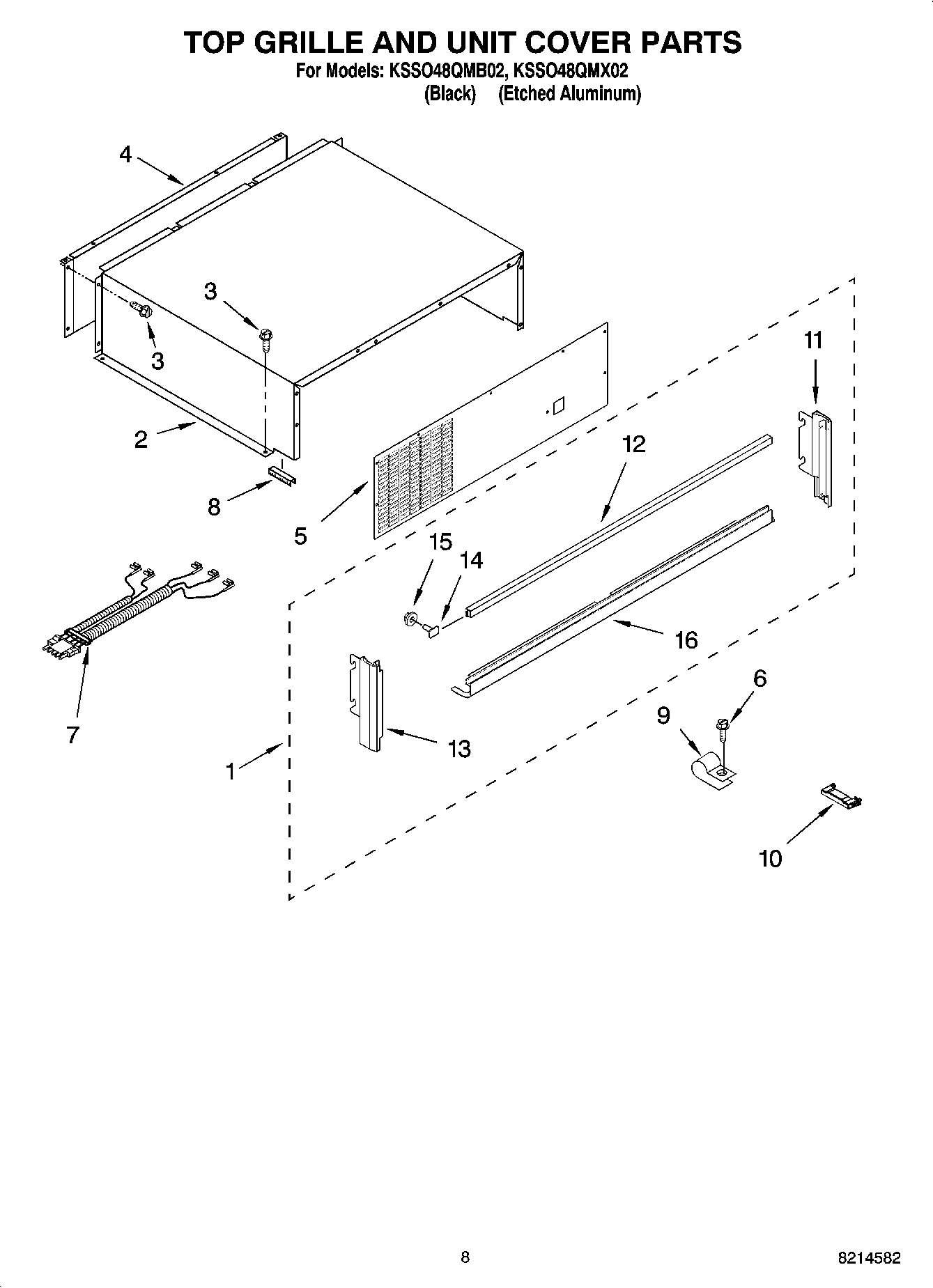 06 - TOP GRILLE AND UNIT COVER PARTS