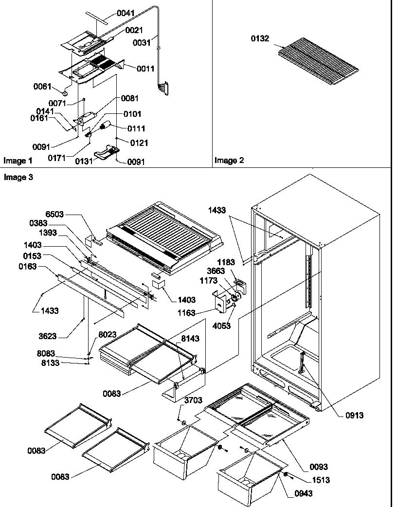 07 - INTERIOR CABINET AND DRAIN BLOCK ASSY