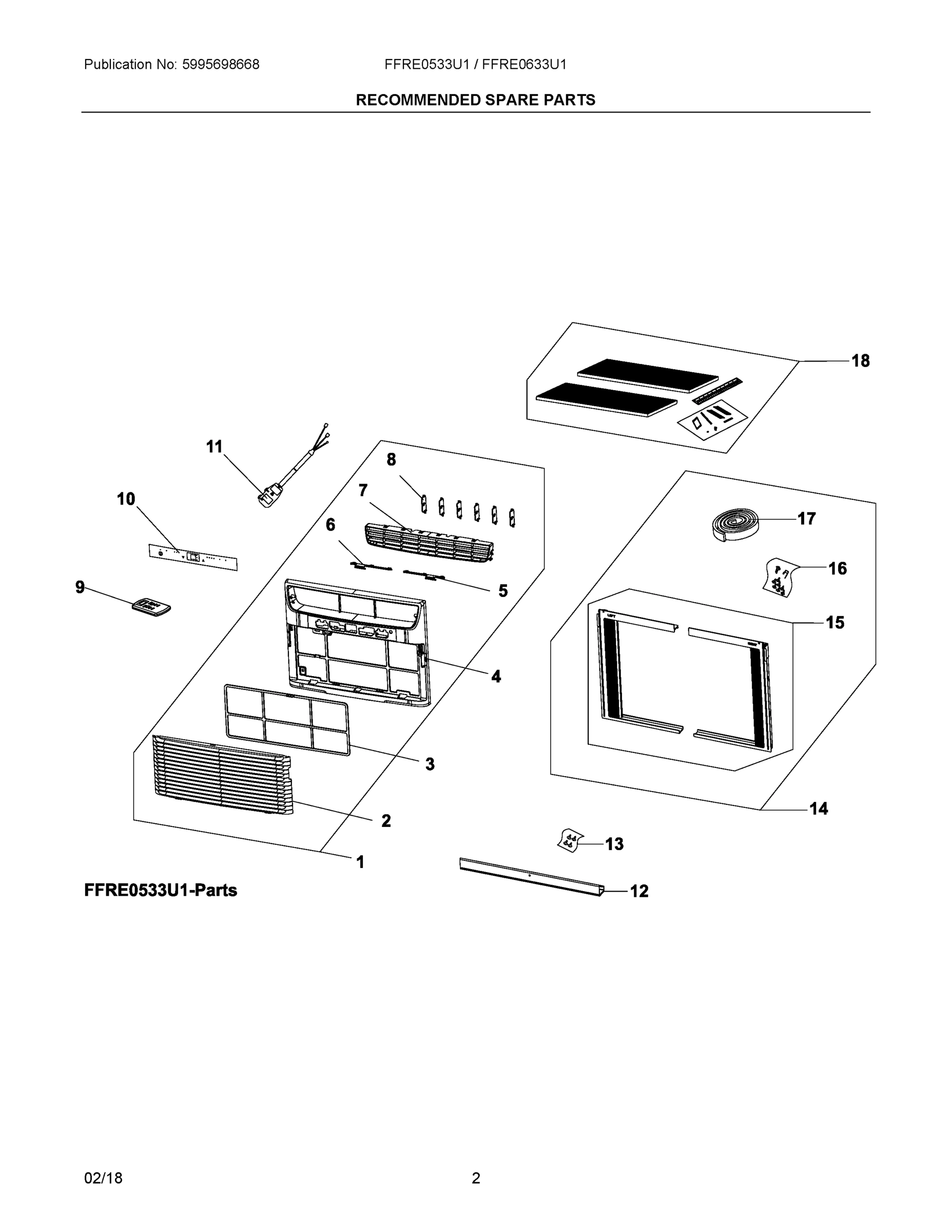 02 - RECOMMENDED SPARE PARTS