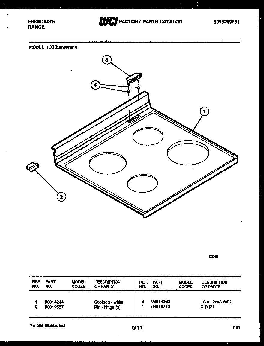 05 - COOKTOP PARTS