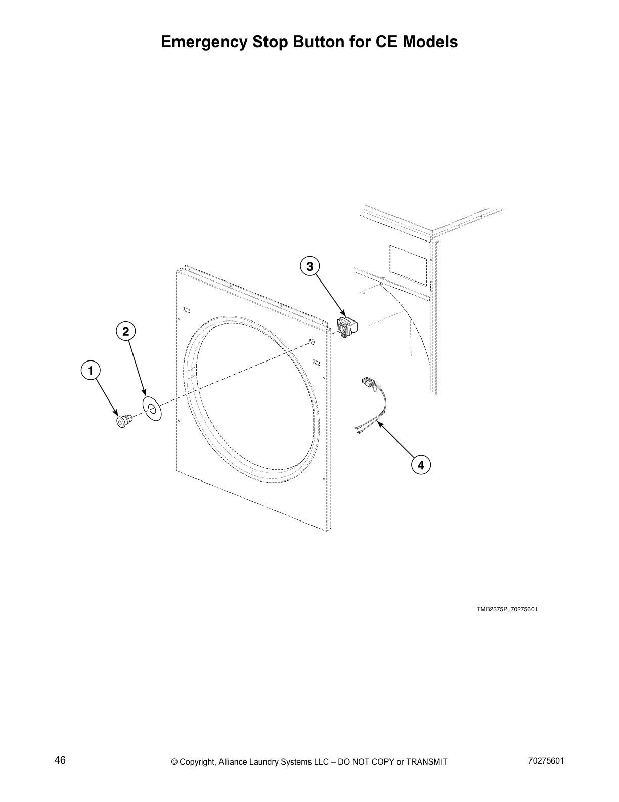 Emergency Stop Button for CE Models