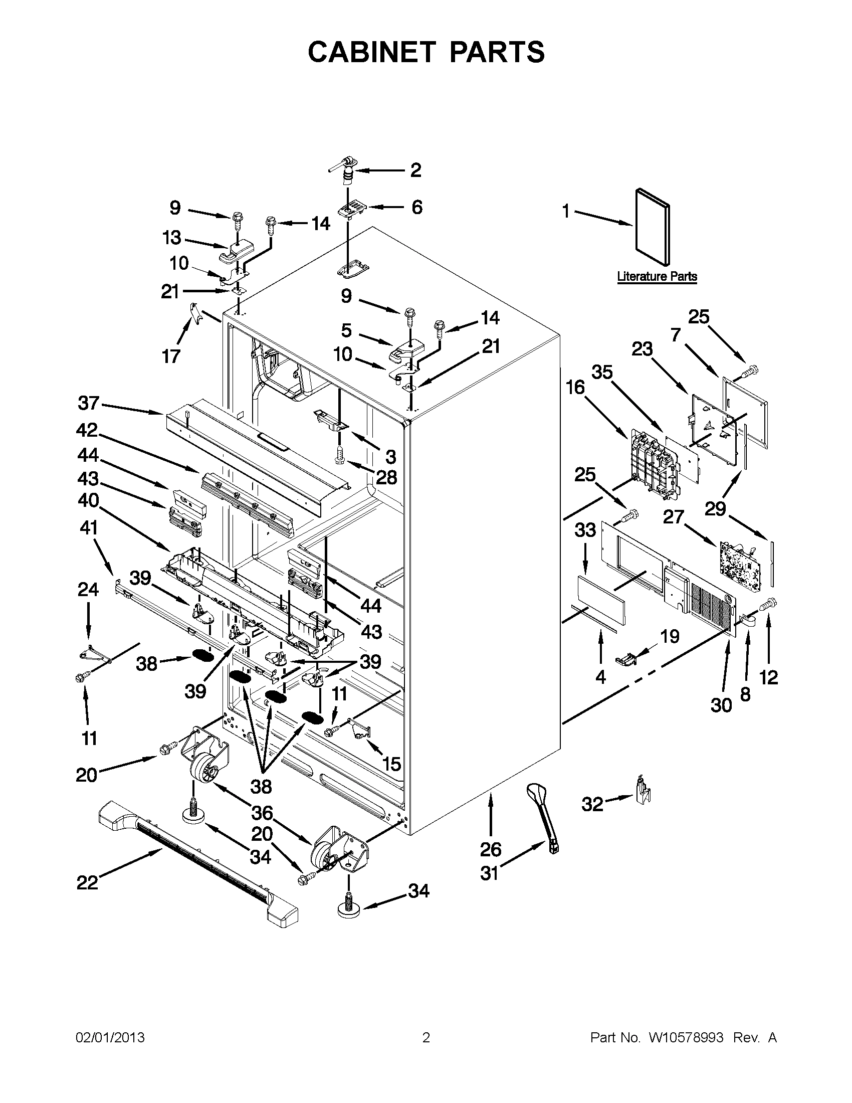 01 - CABINET PARTS