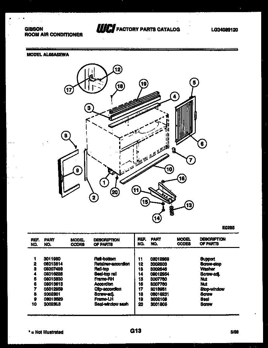 06 - CABINET AND INSTALLATION PARTS