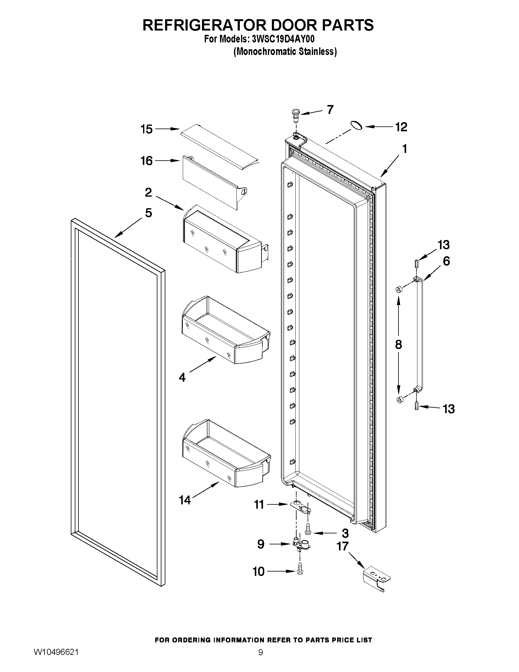 06 - REFRIGERATOR DOOR PARTS