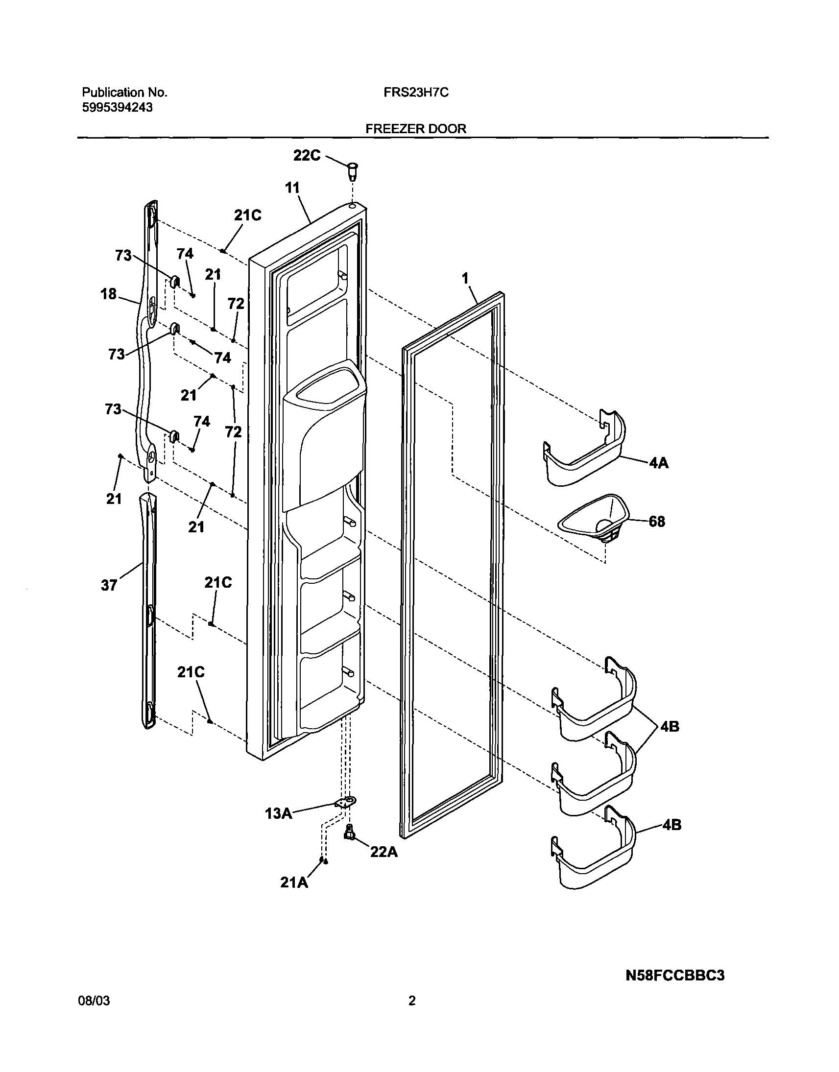 03 - FREEZER DOOR