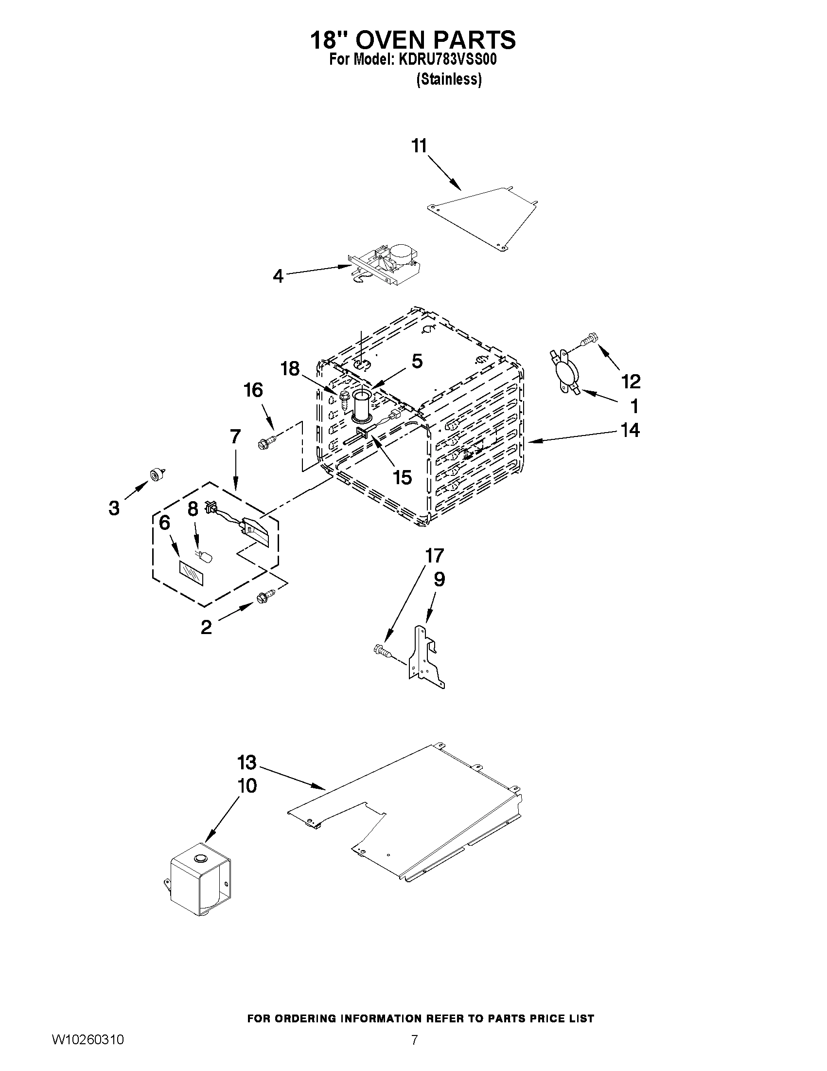 04 - 18`` OVEN PARTS