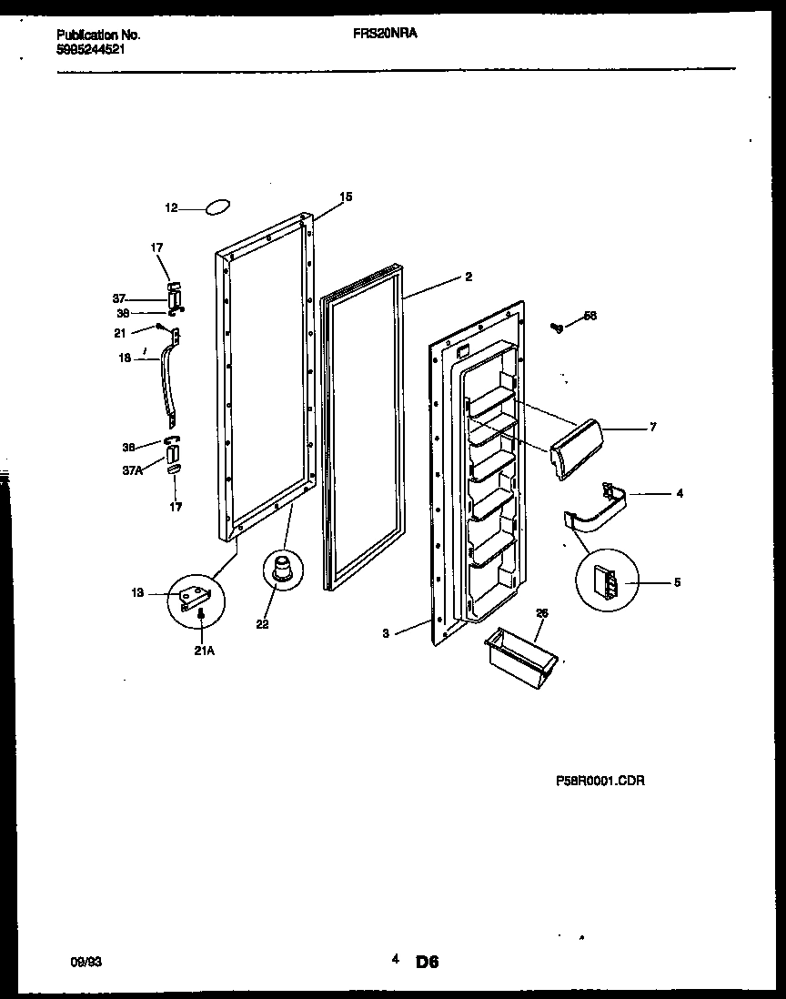 03 - REFRIGERATOR DOOR PARTS