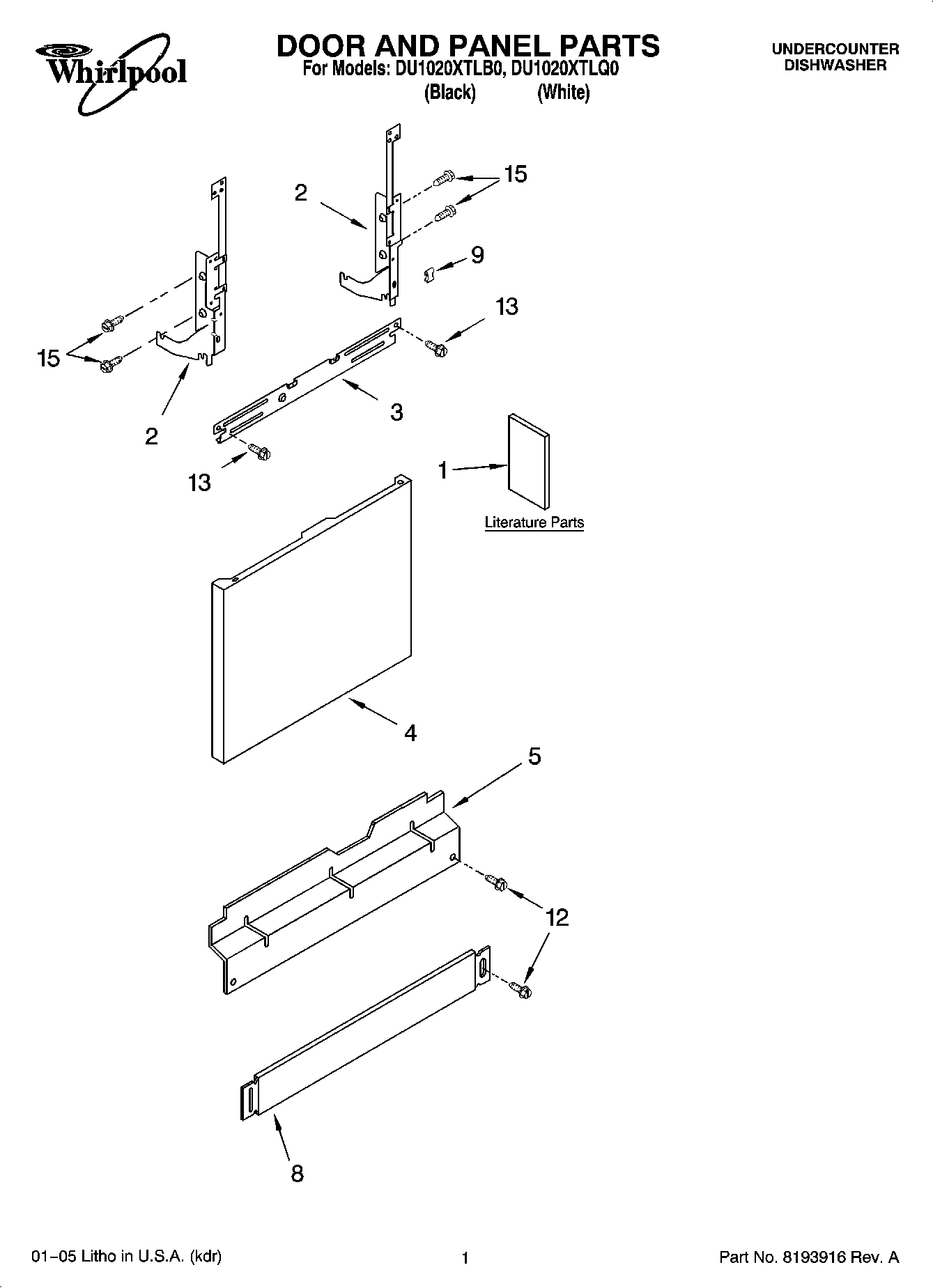 01 - DOOR AND PANEL PARTS