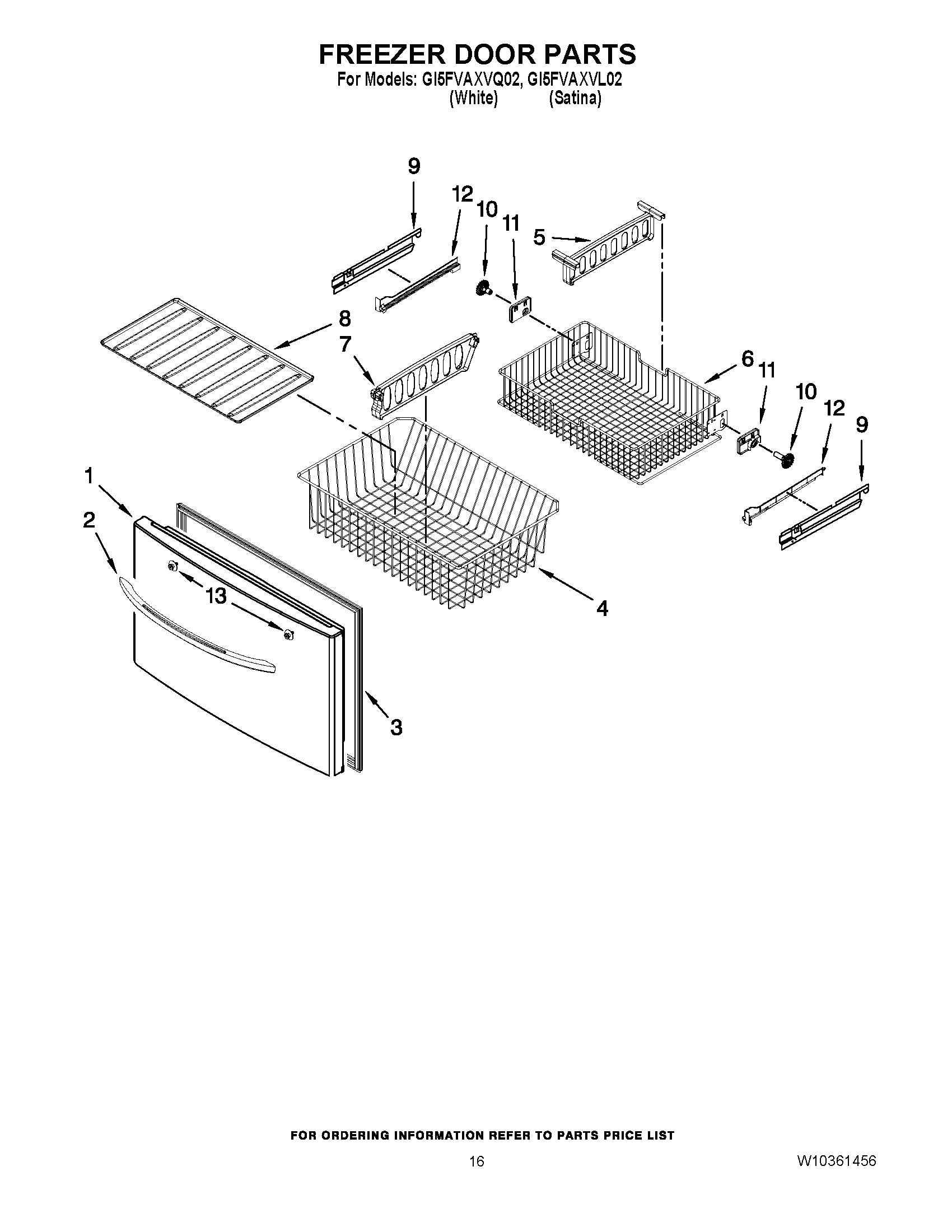 09 - FREEZER DOOR PARTS