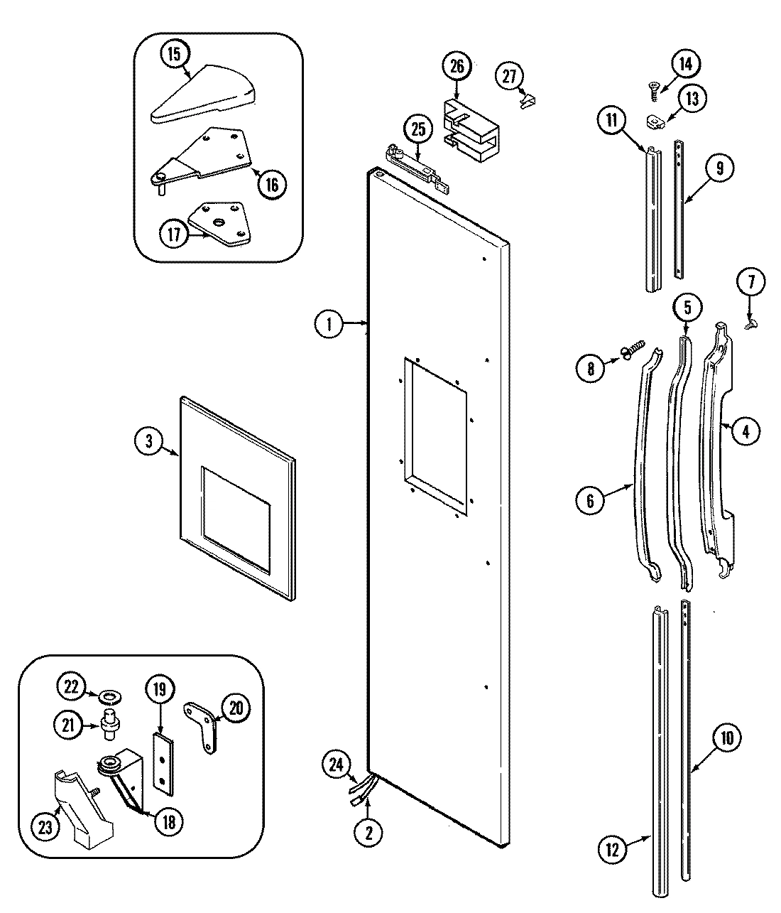 03 - FREEZER OUTER DOOR