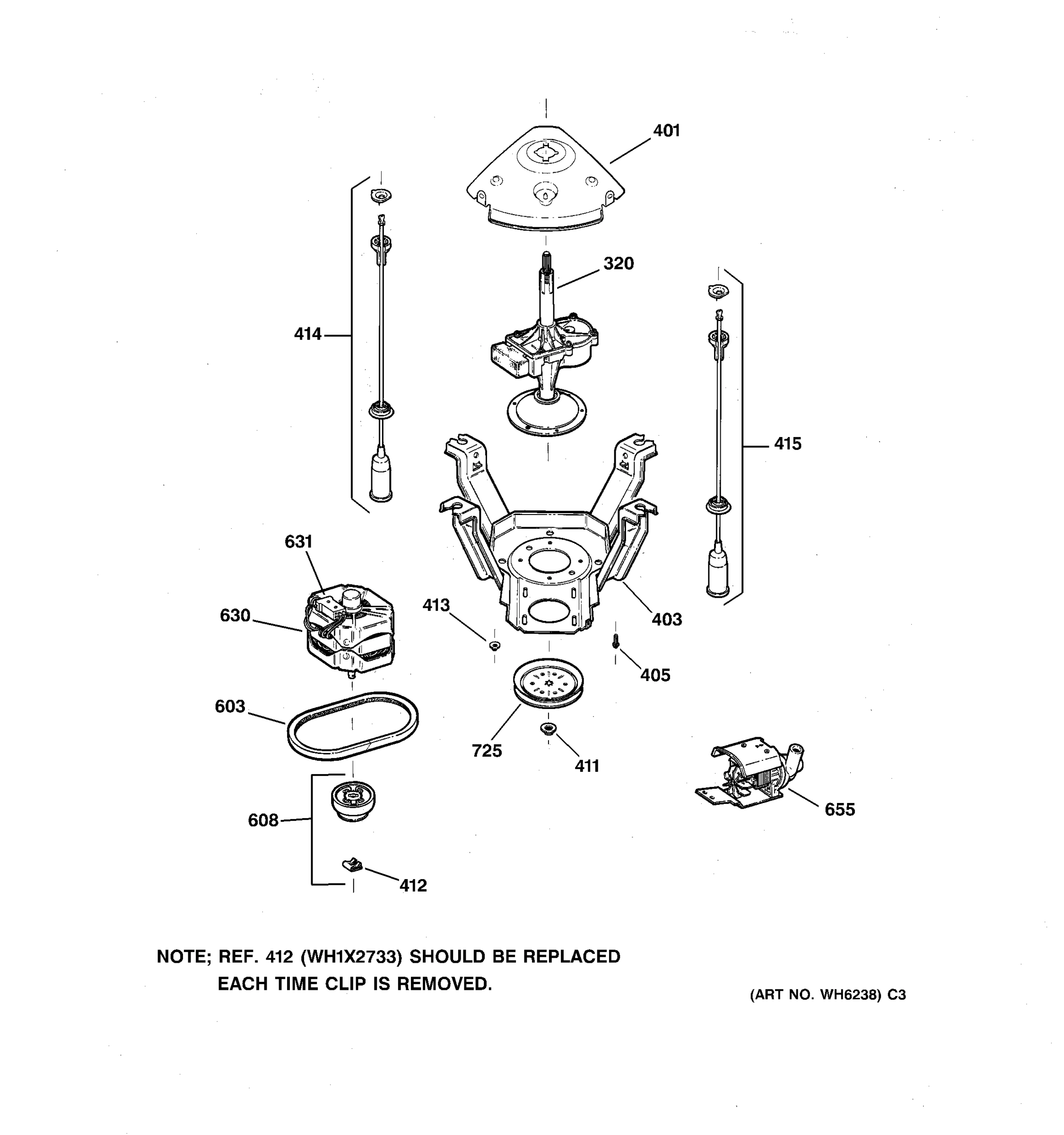 SUSPENSION, PUMP & DRIVE COMPONENTS