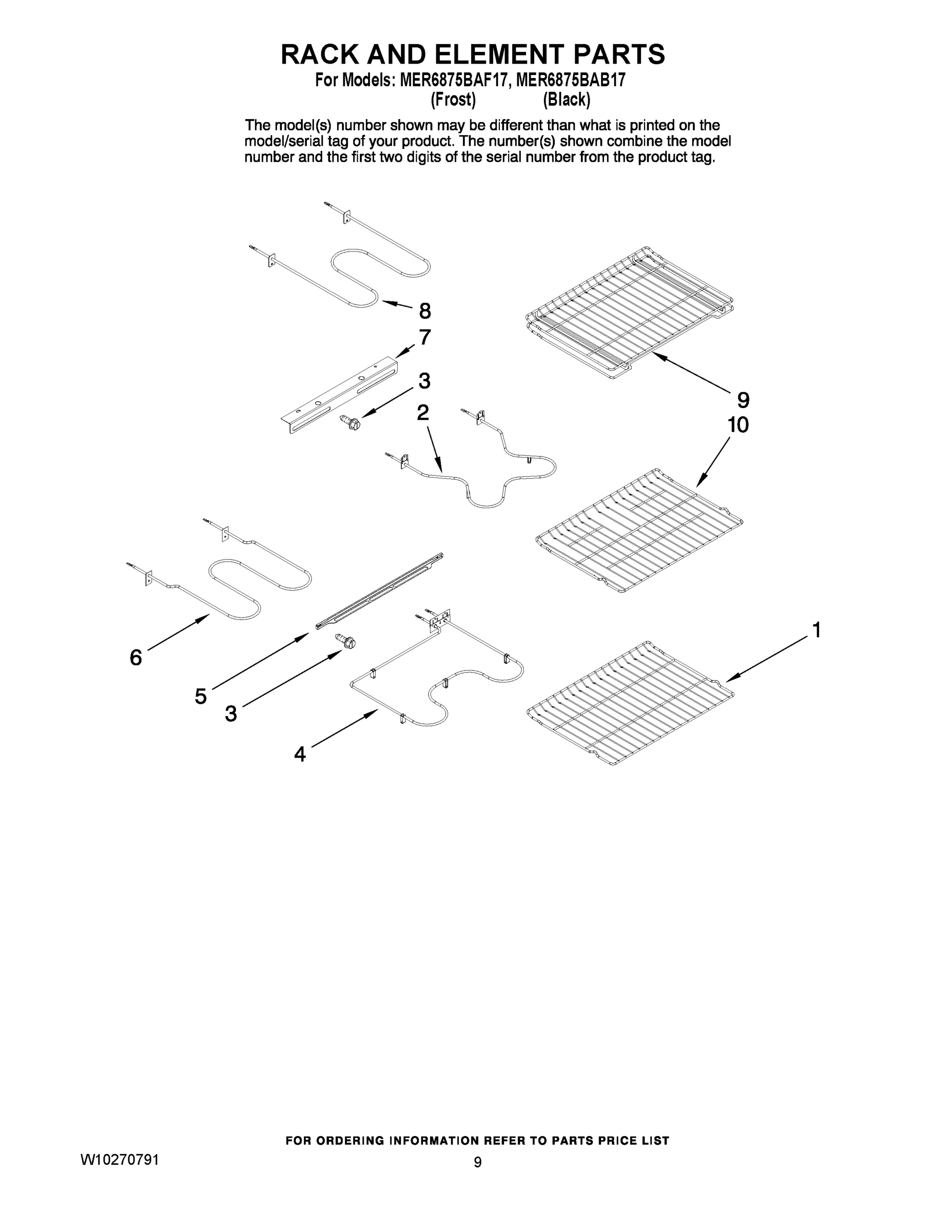 06 - RACK AND ELEMENT PARTS