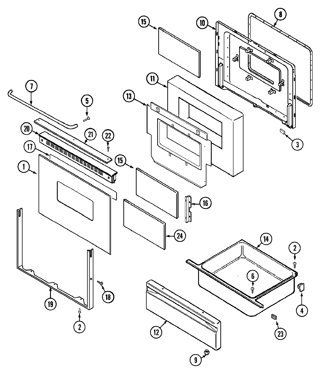 04 - DOOR/DRAWER (CDE SERIES 12)