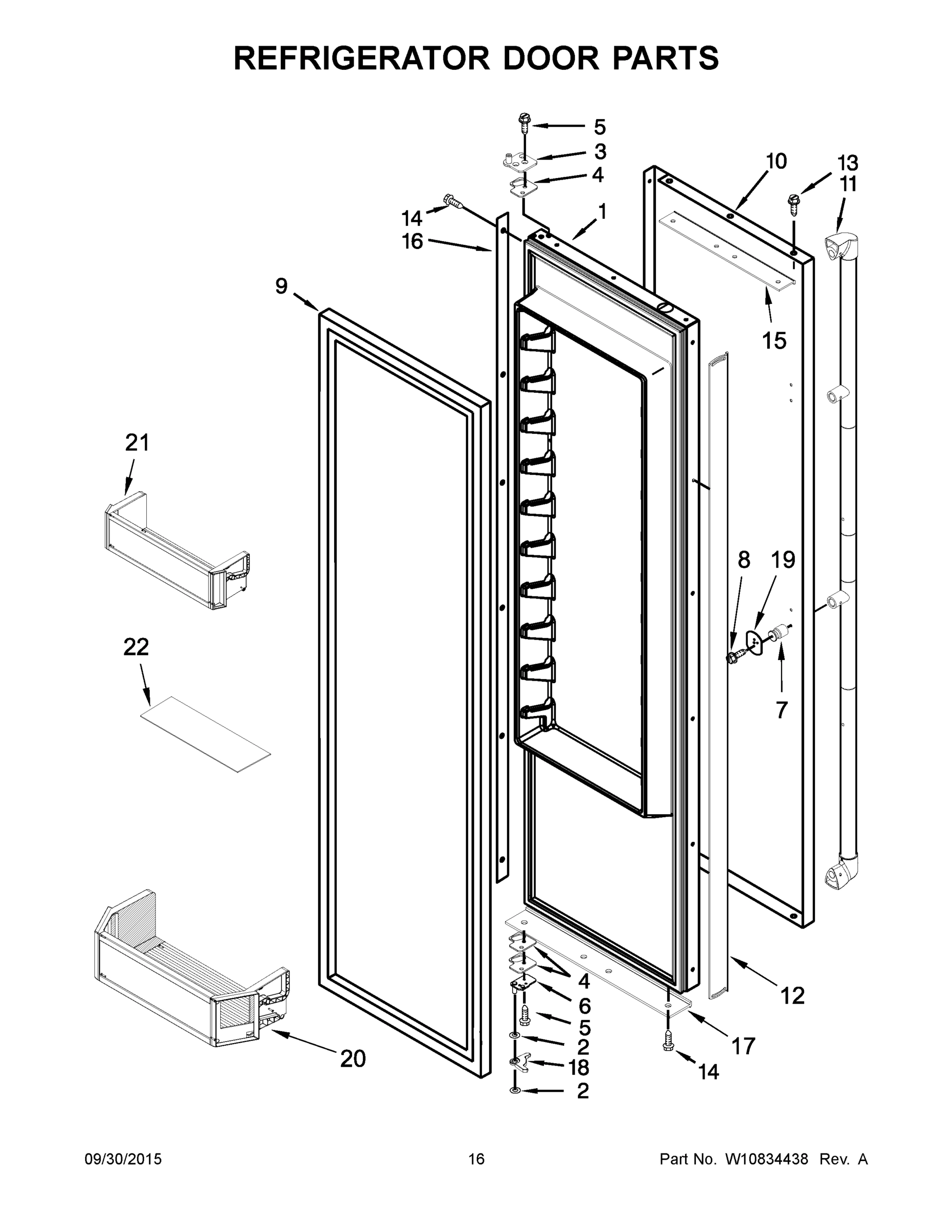 09 - REFRIGERATOR DOOR PARTS
