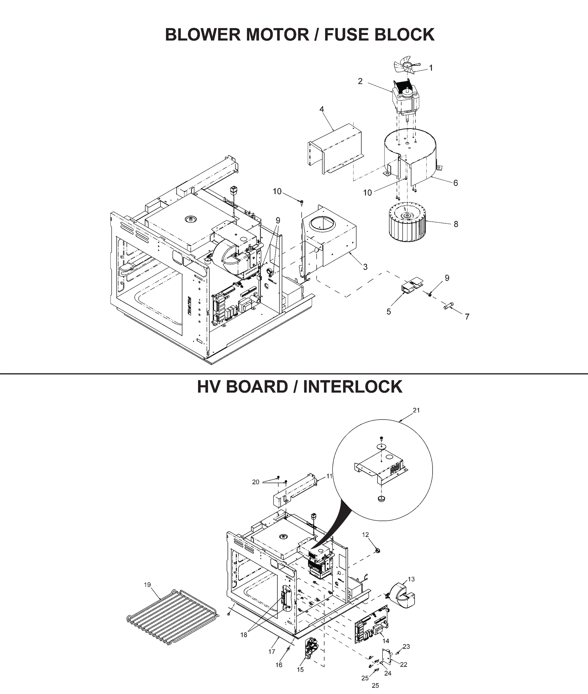 BLOWER MOTOR / FUSE BLOCK