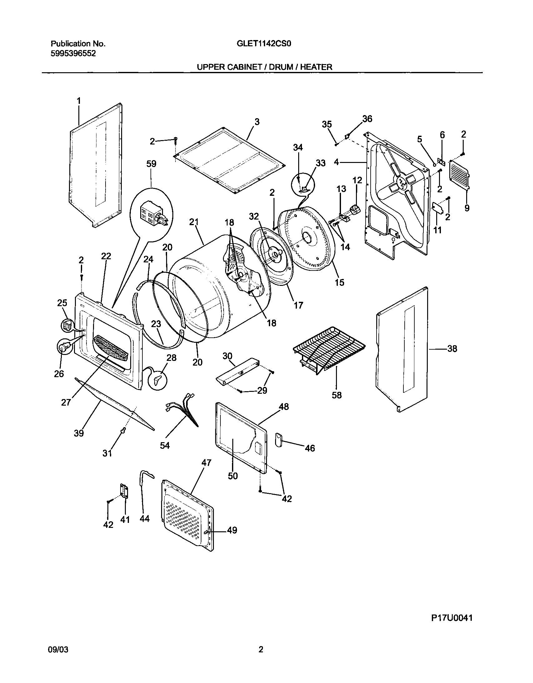 03 - UPPER CABINET/DRUM/HEATER