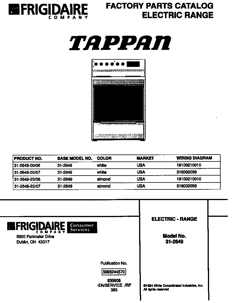 01 - ELECTRIC RANGE