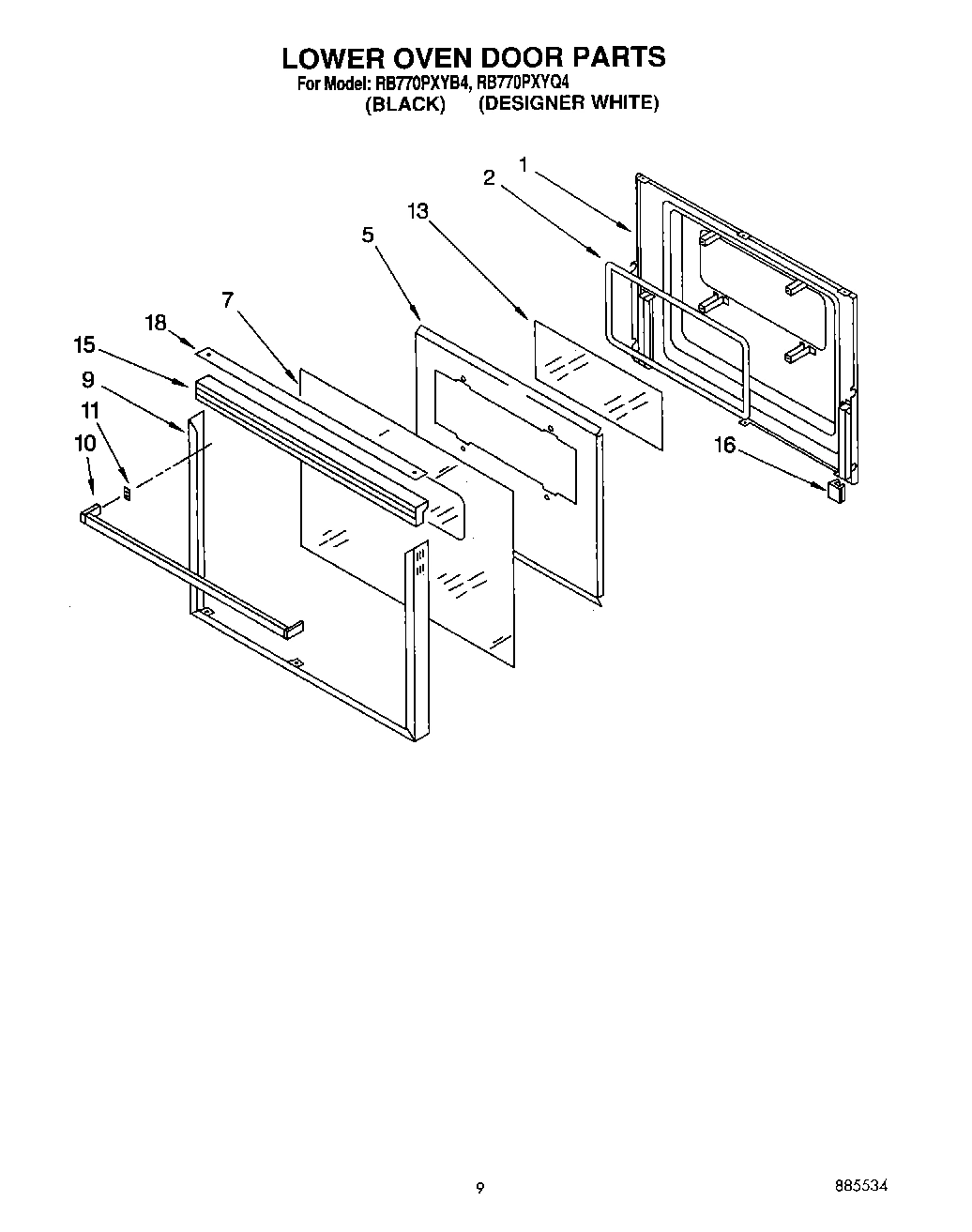 05 - LOWER OVEN DOOR