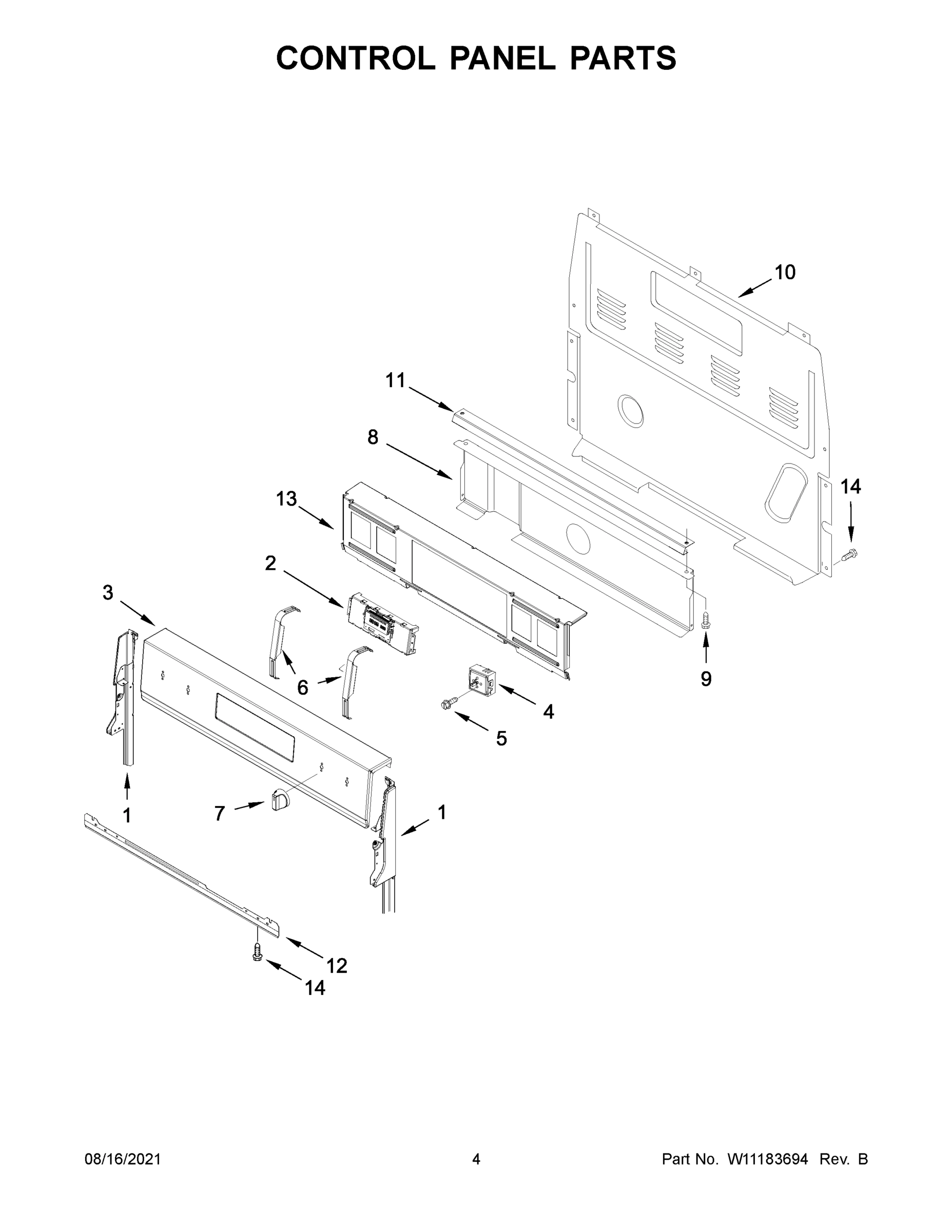 03 - CONTROL PANEL PARTS