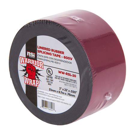 Linered Rubber Tape 2" 22ft