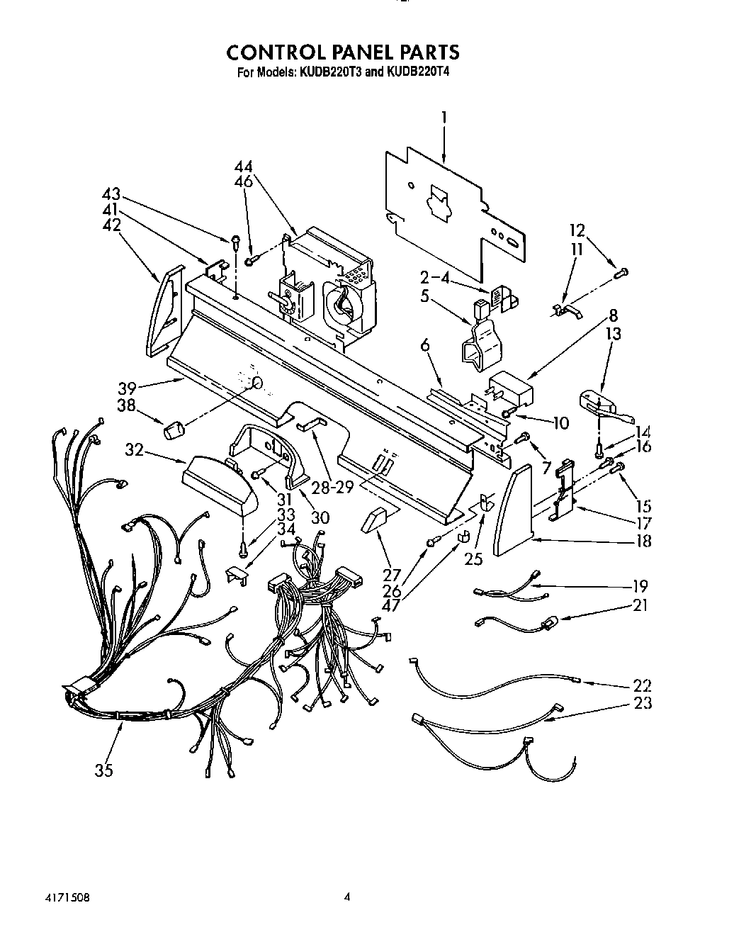 04 - CONTROL PANEL, LIT/OPTIONAL