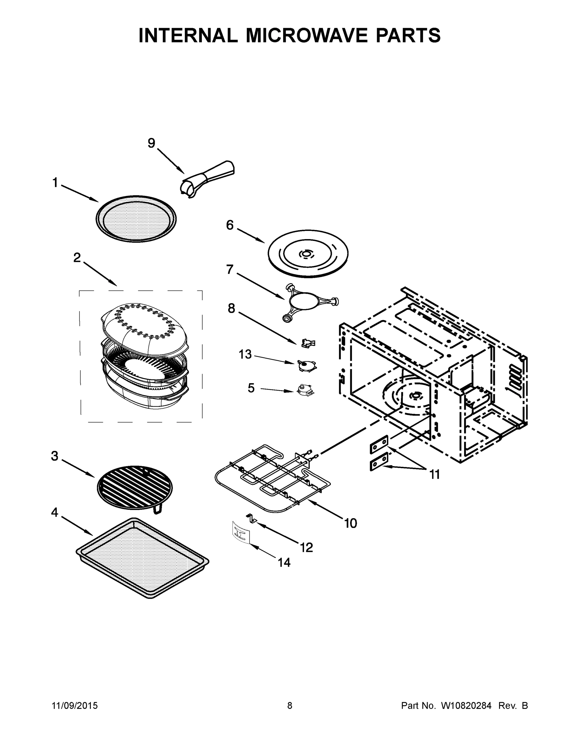 05 - INTERNAL MICROWAVE PARTS