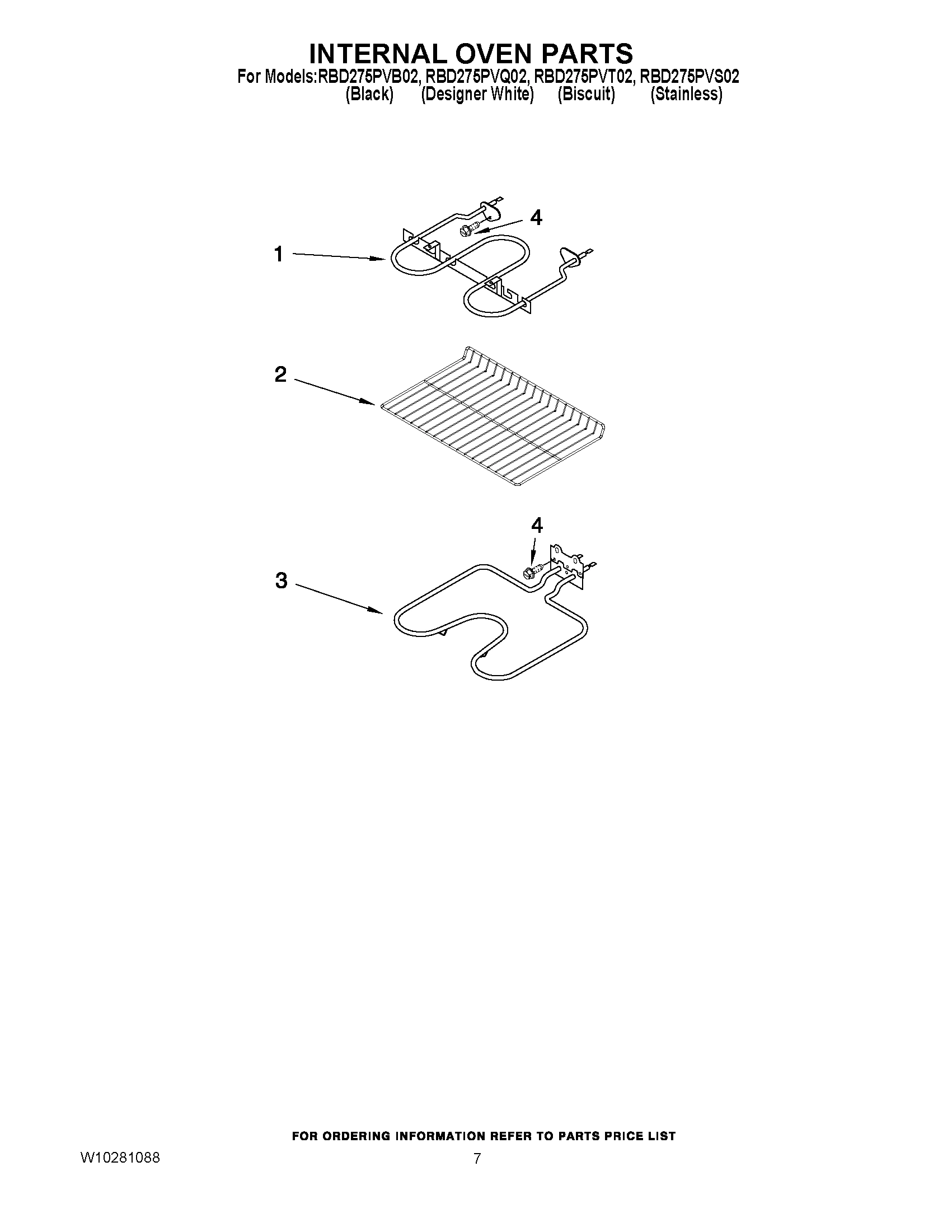 05 - INTERNAL OVEN PARTS