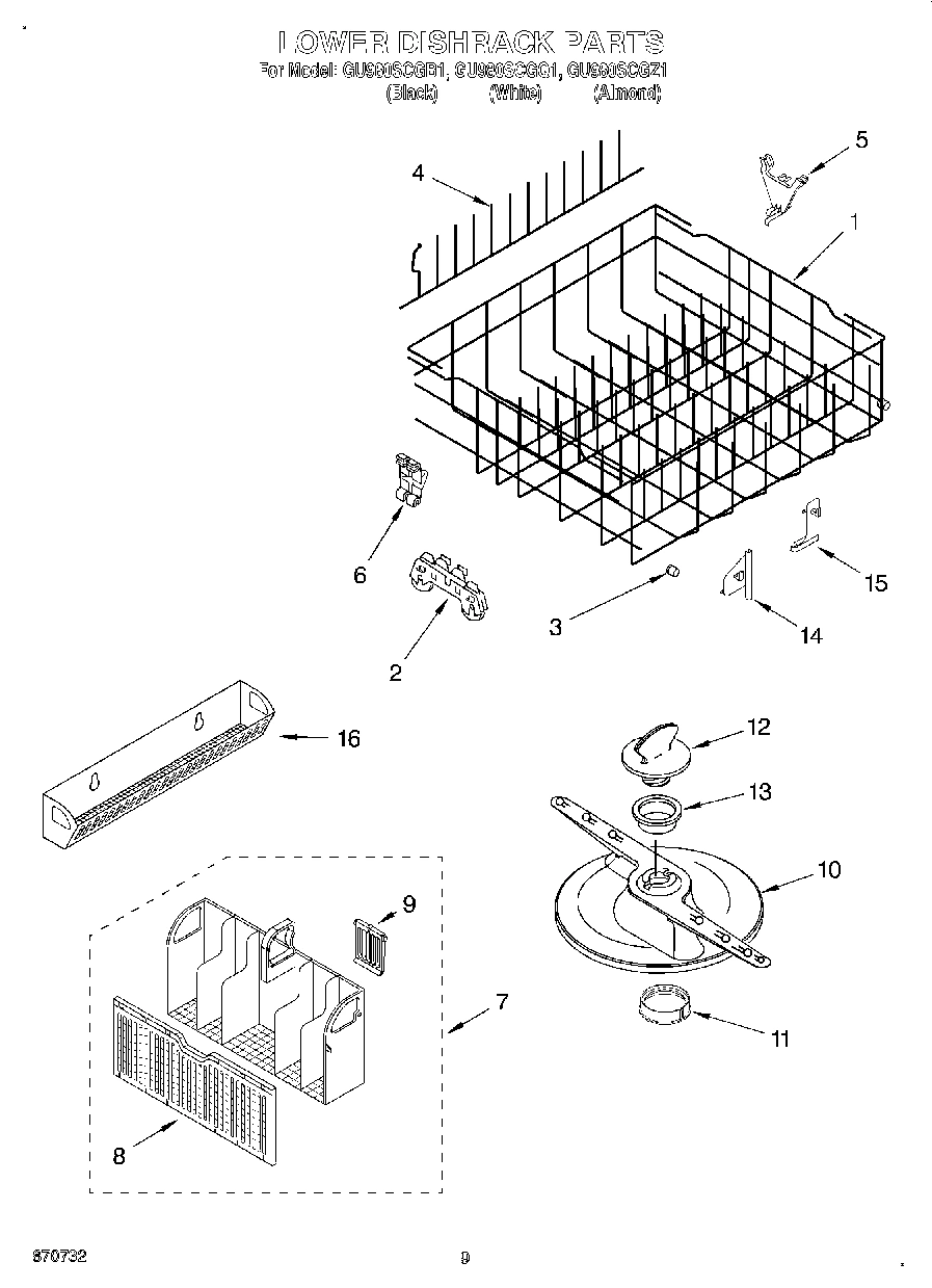 06 - LOWER DISHRACK