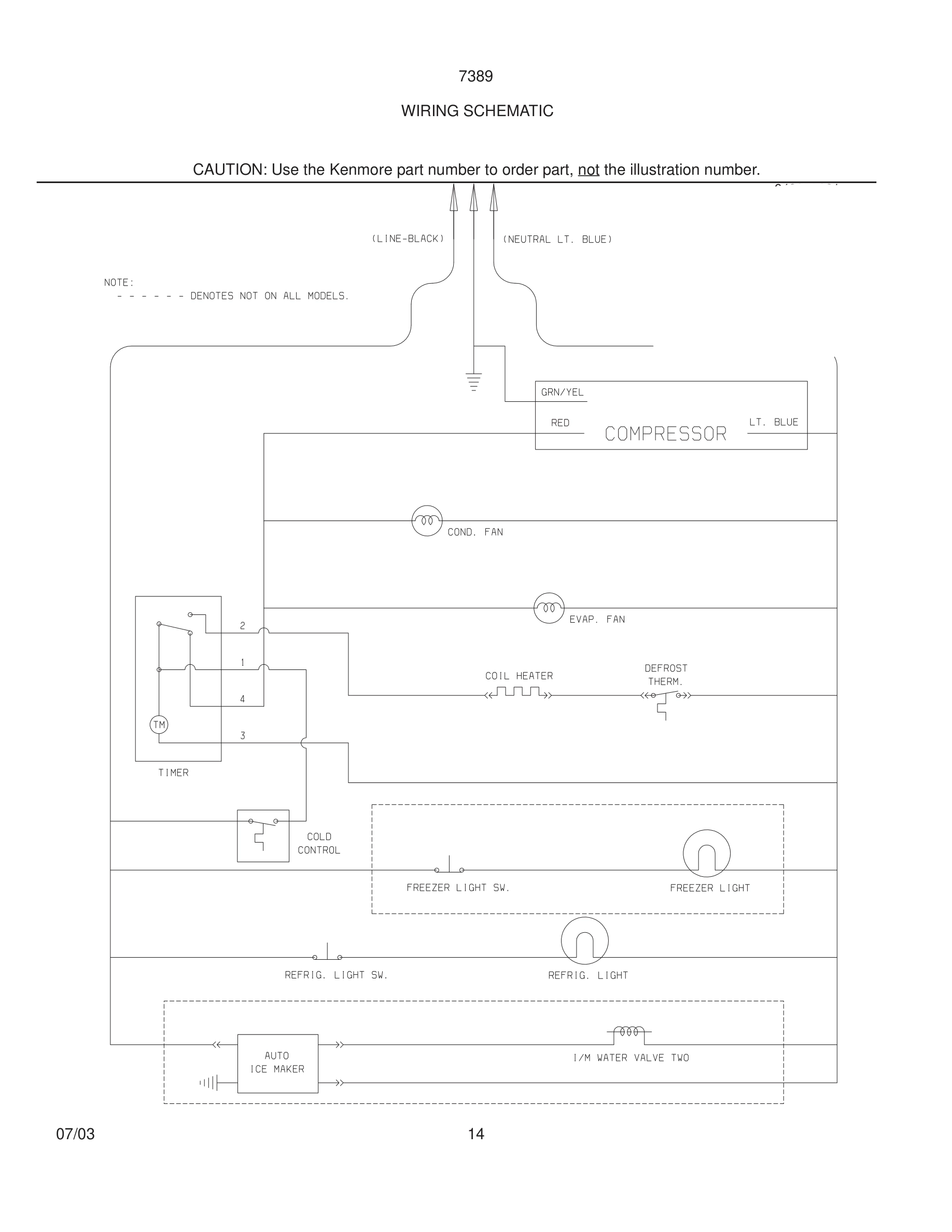 14 - WIRING SCHEMATIC