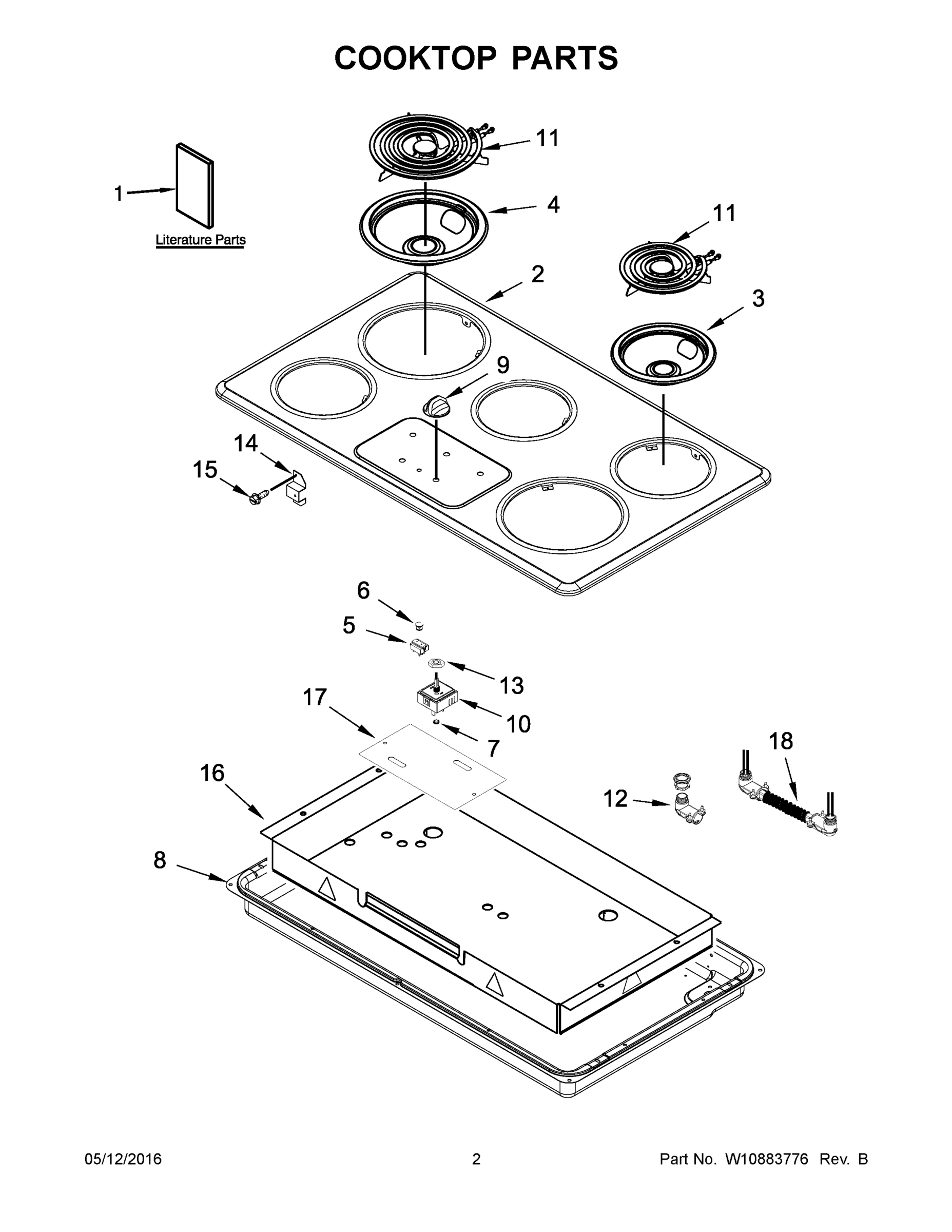 02 - COOKTOP PARTS