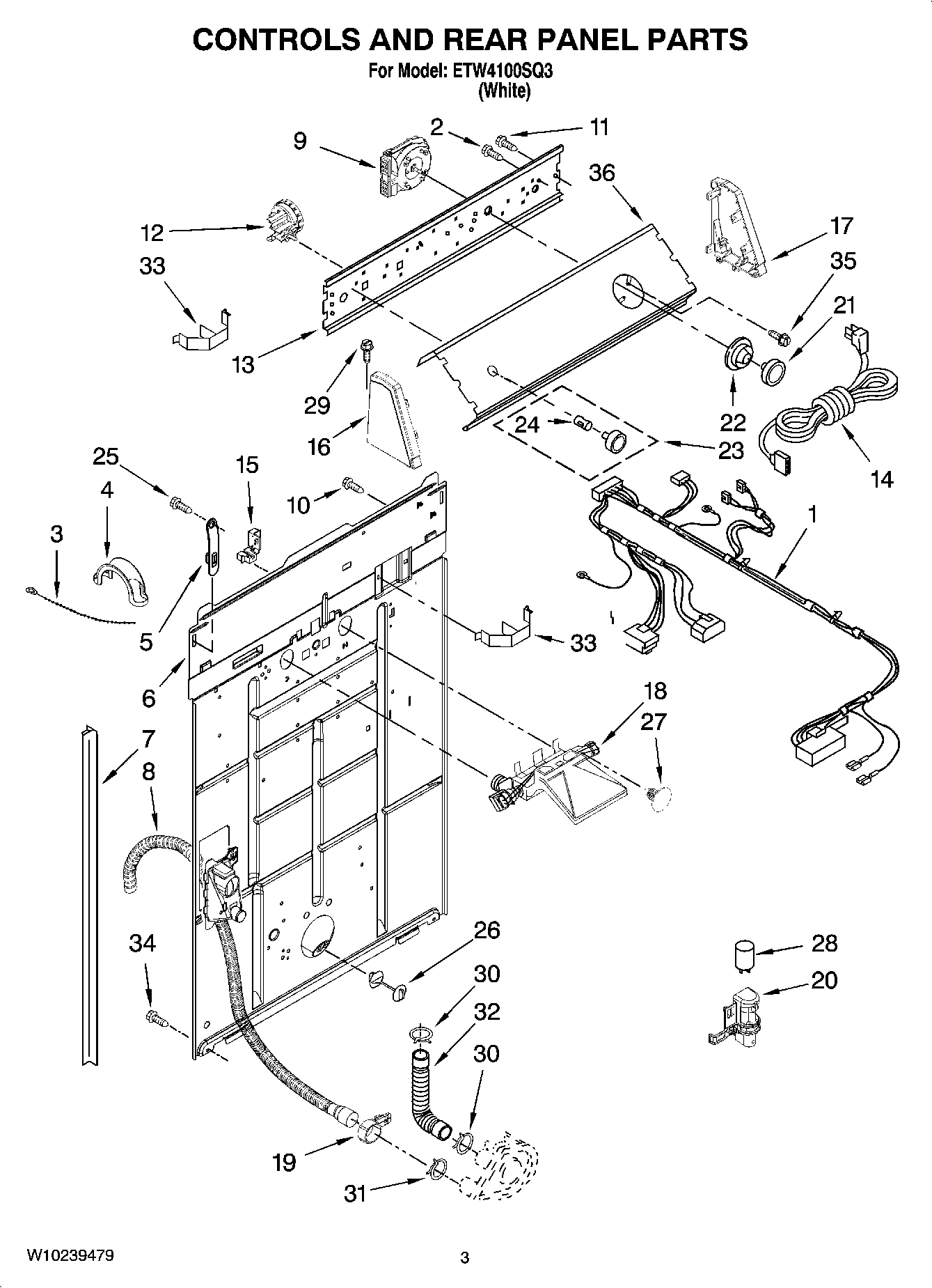 02 - CONTROLS AND REAR PANEL PARTS