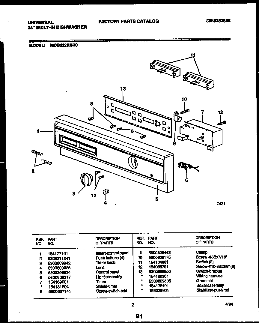 02 - CONSOLE AND CONTROL PARTS