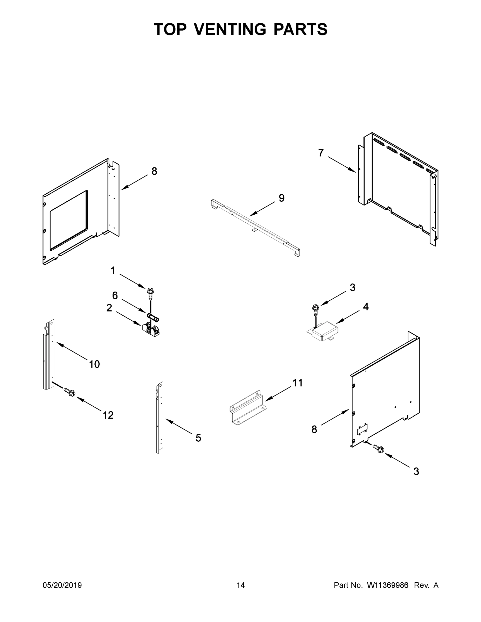 08 - TOP VENTING PARTS