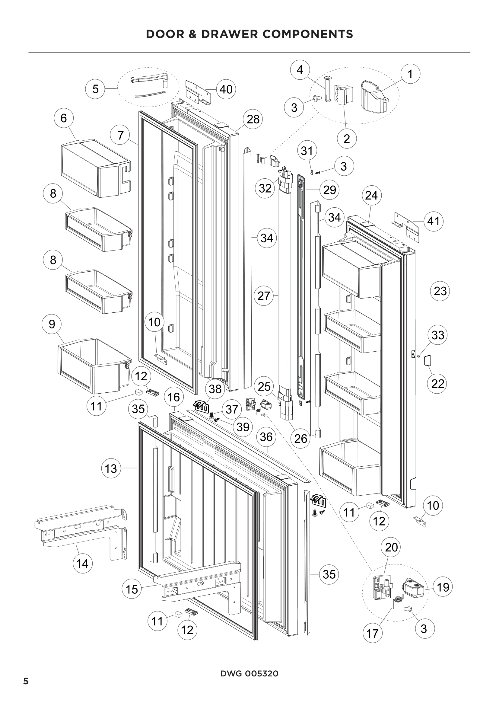 DOOR & DRAWER COMPONENTS