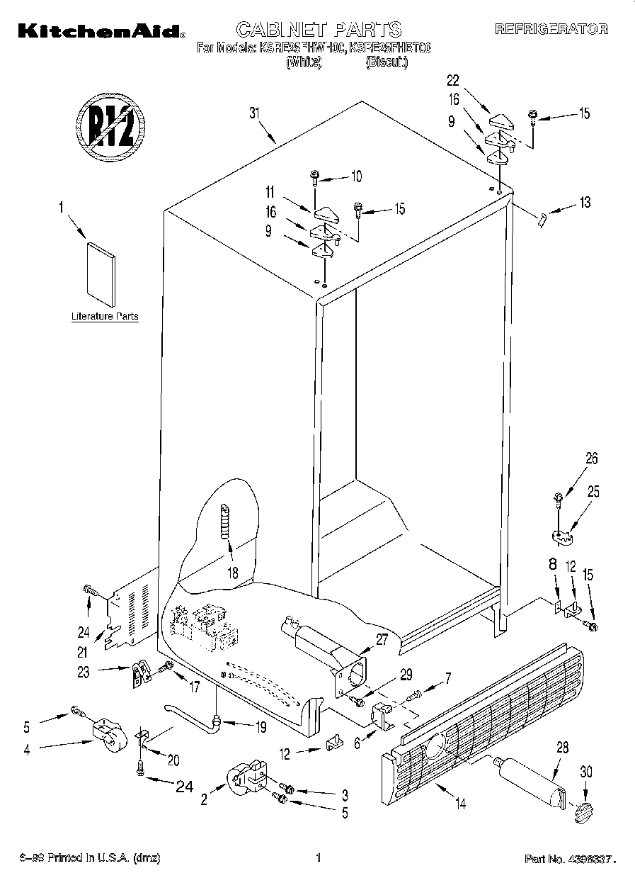 01 - CABINET, LITERATURE