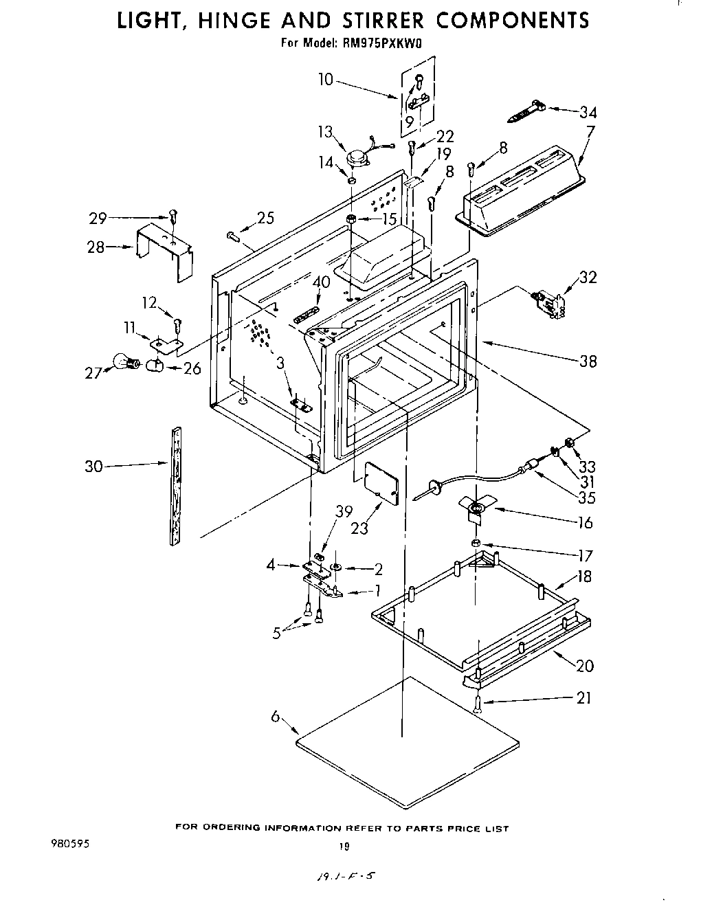 11 - LIGHT, HINGE AND STIRRER , LITERATURE