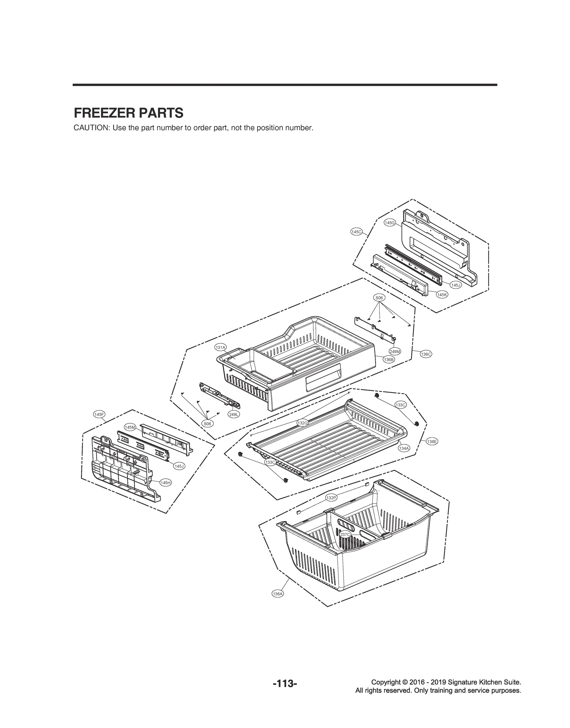 FREEZER PARTS