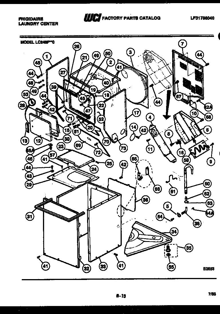 02 - CABINET PARTS AND HEATER