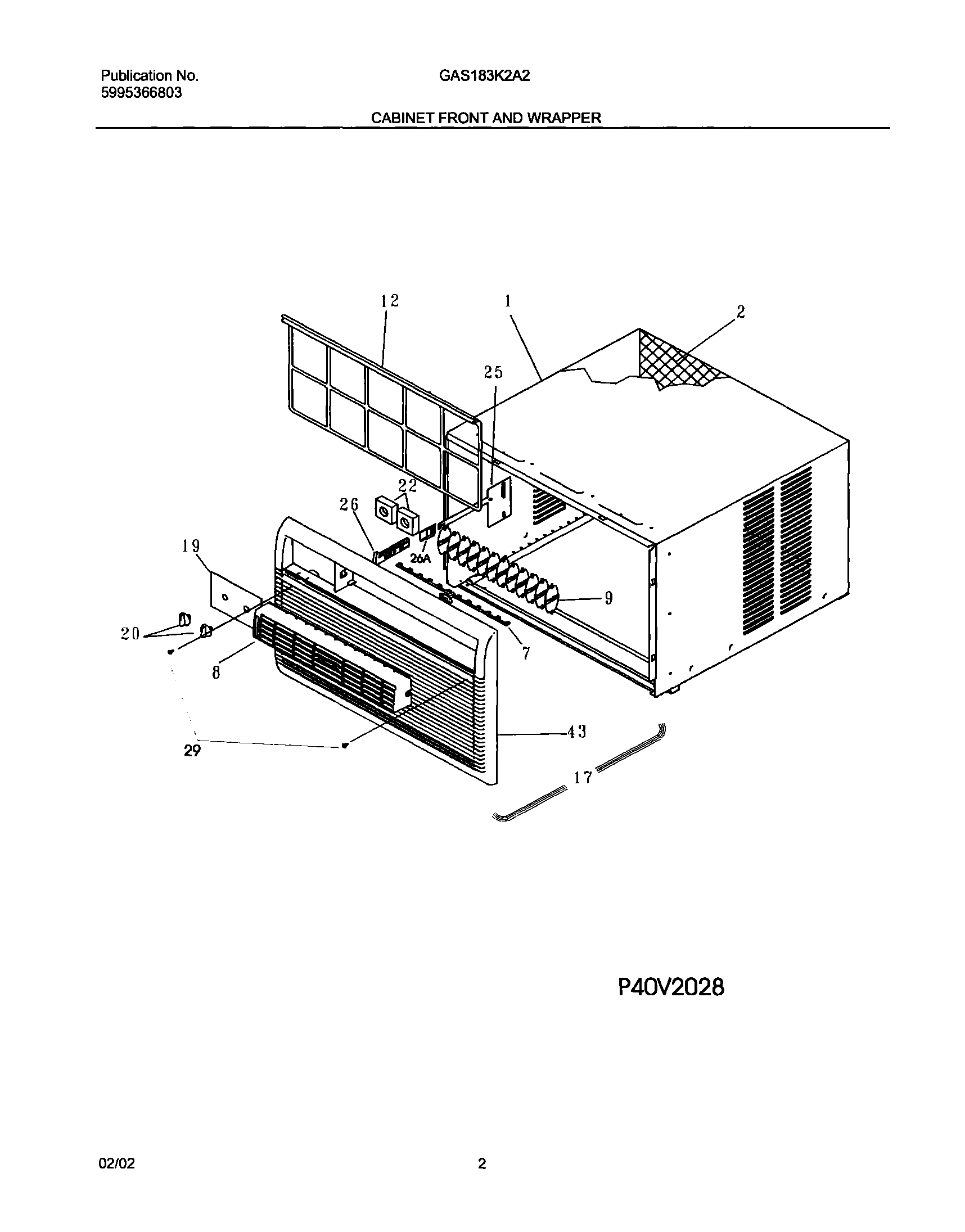 03 - CABINET FRONT AND WRAPPER