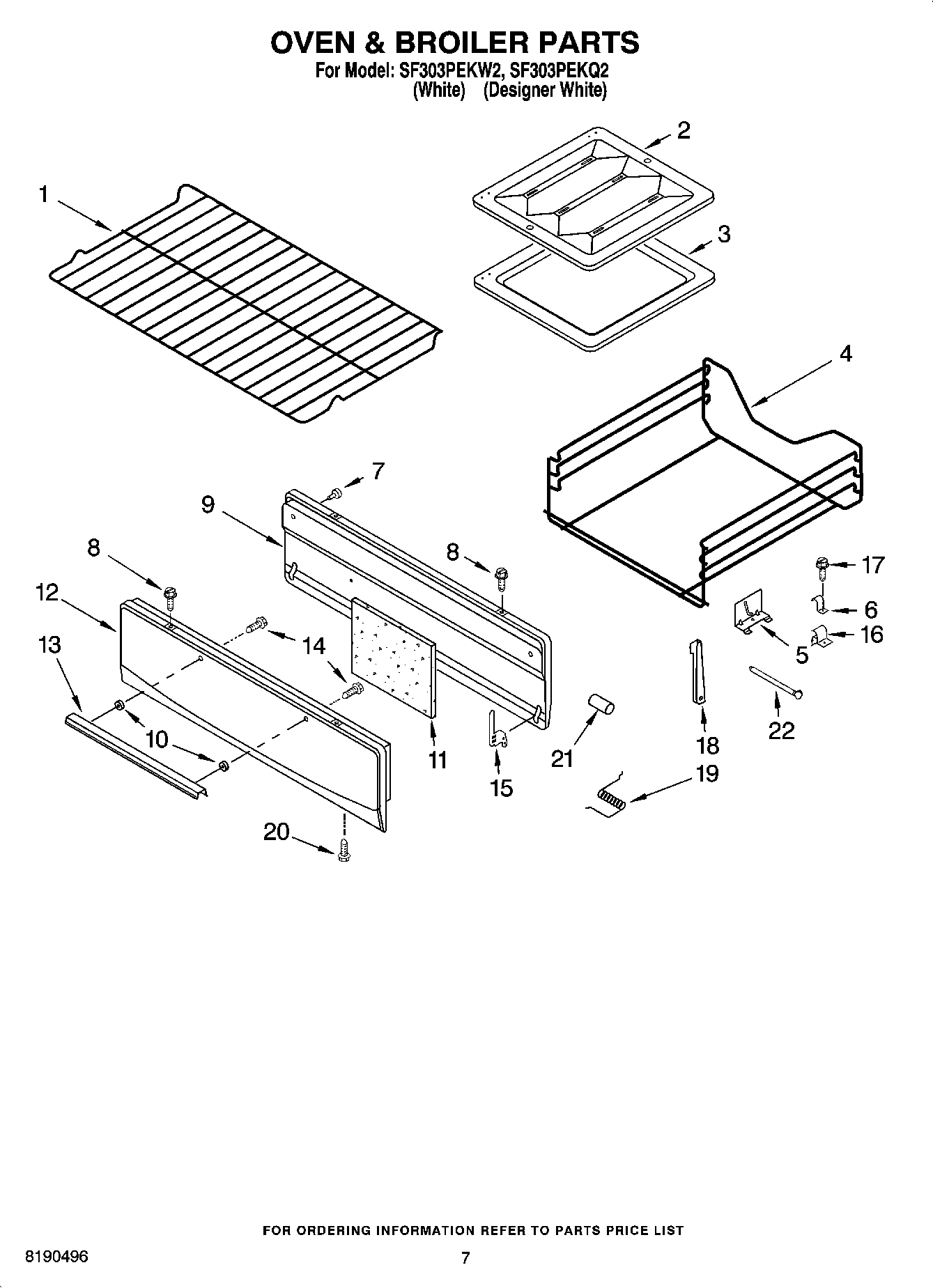 05 - OVEN & BROILER PARTS
