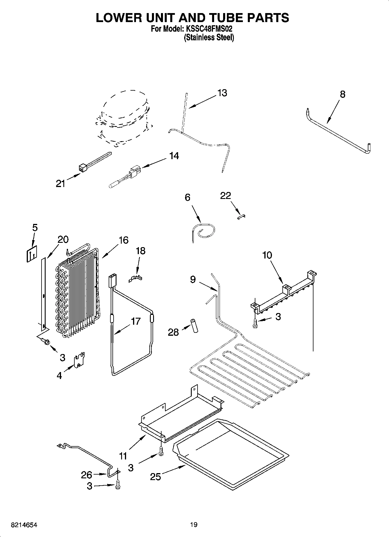 12 - LOWER UNIT AND TUBE PARTS