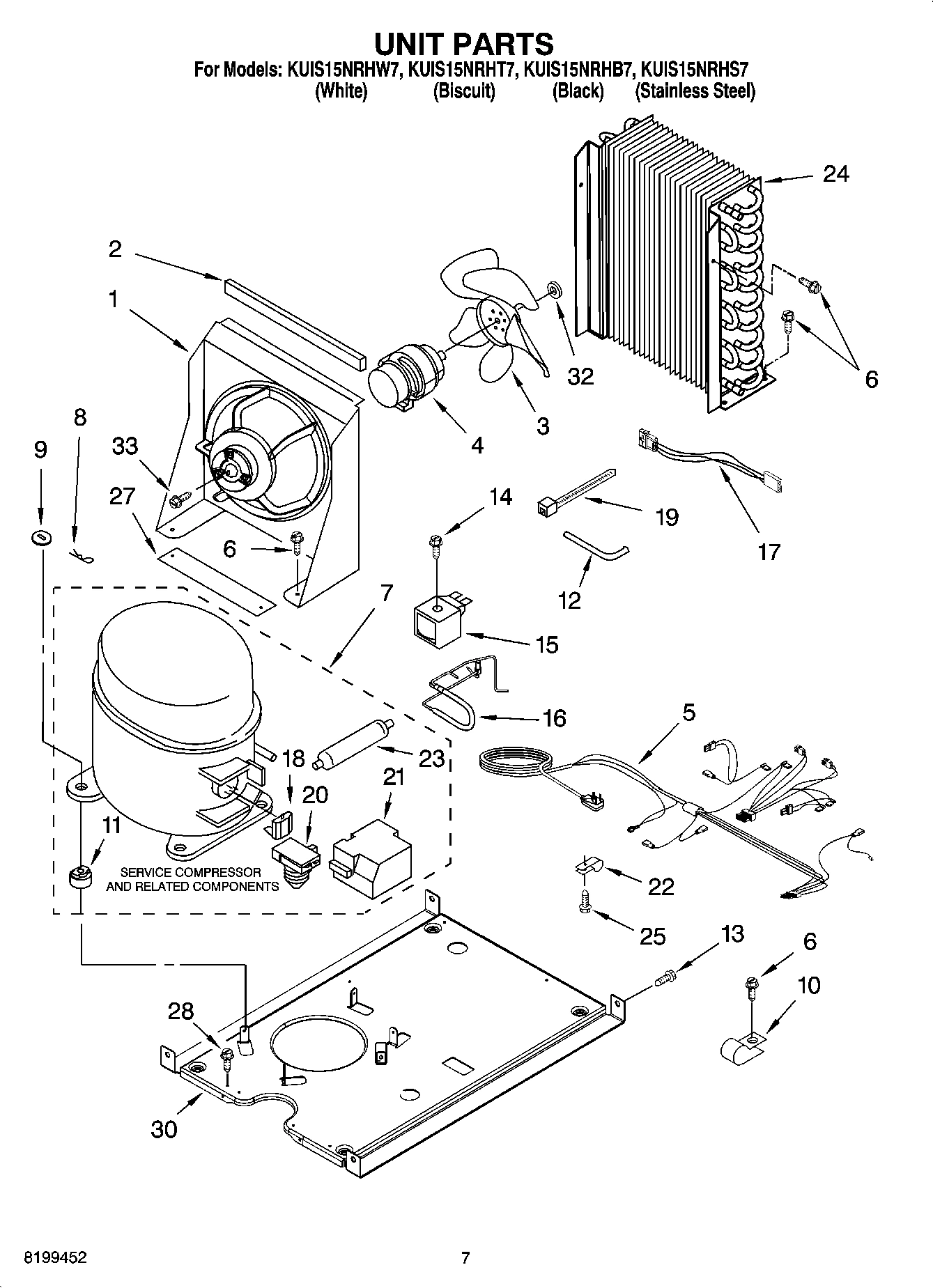 05 - UNIT PARTS, OPTIONAL PARTS