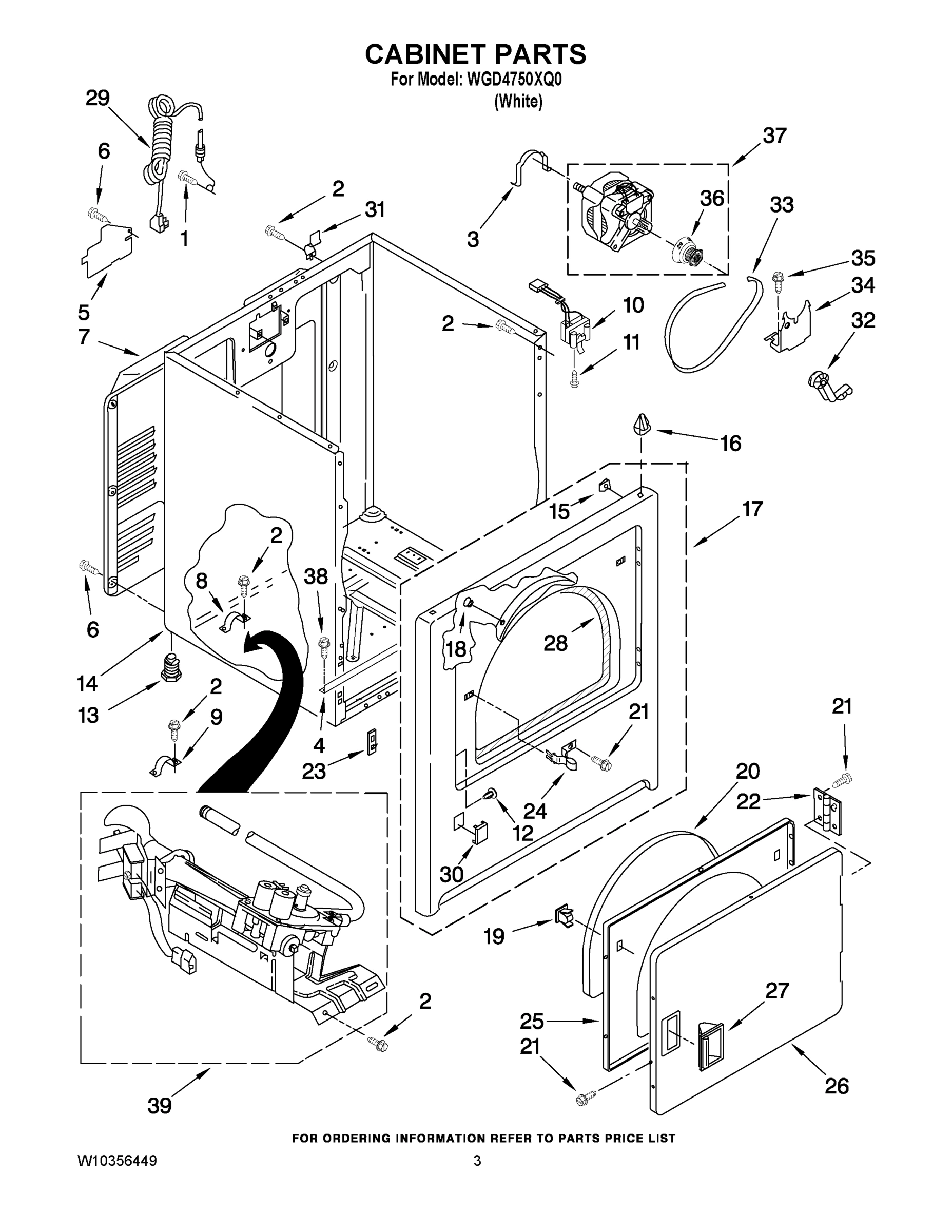 02 - CABINET PARTS