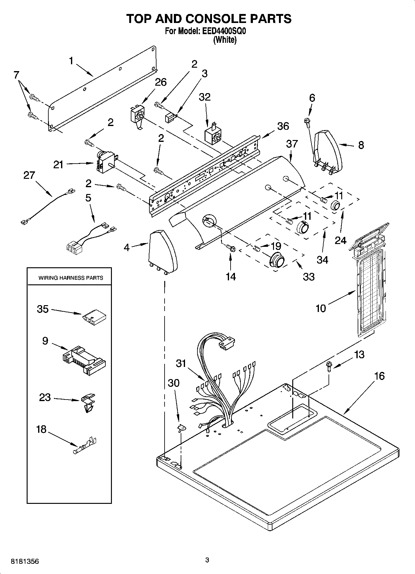 02 - TOP AND CONSOLE PARTS