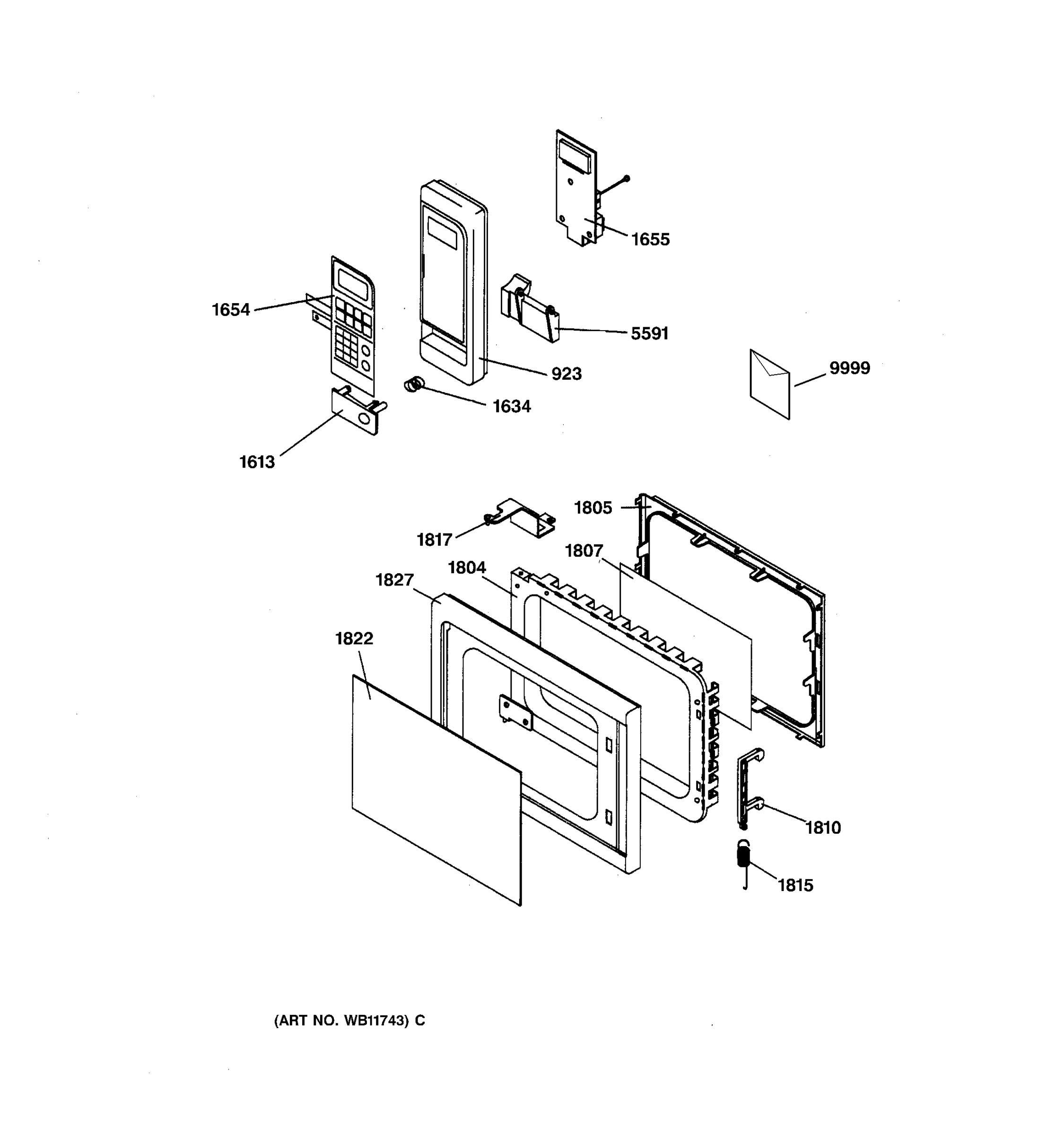 CONTROL PANEL & DOOR PARTS