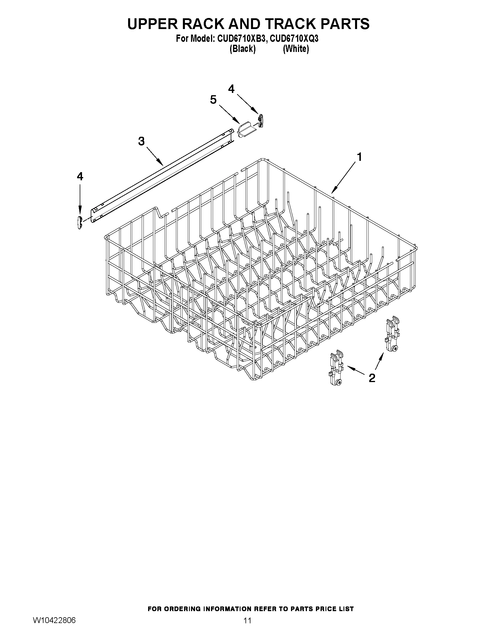 09 - UPPER RACK AND TRACK PARTS