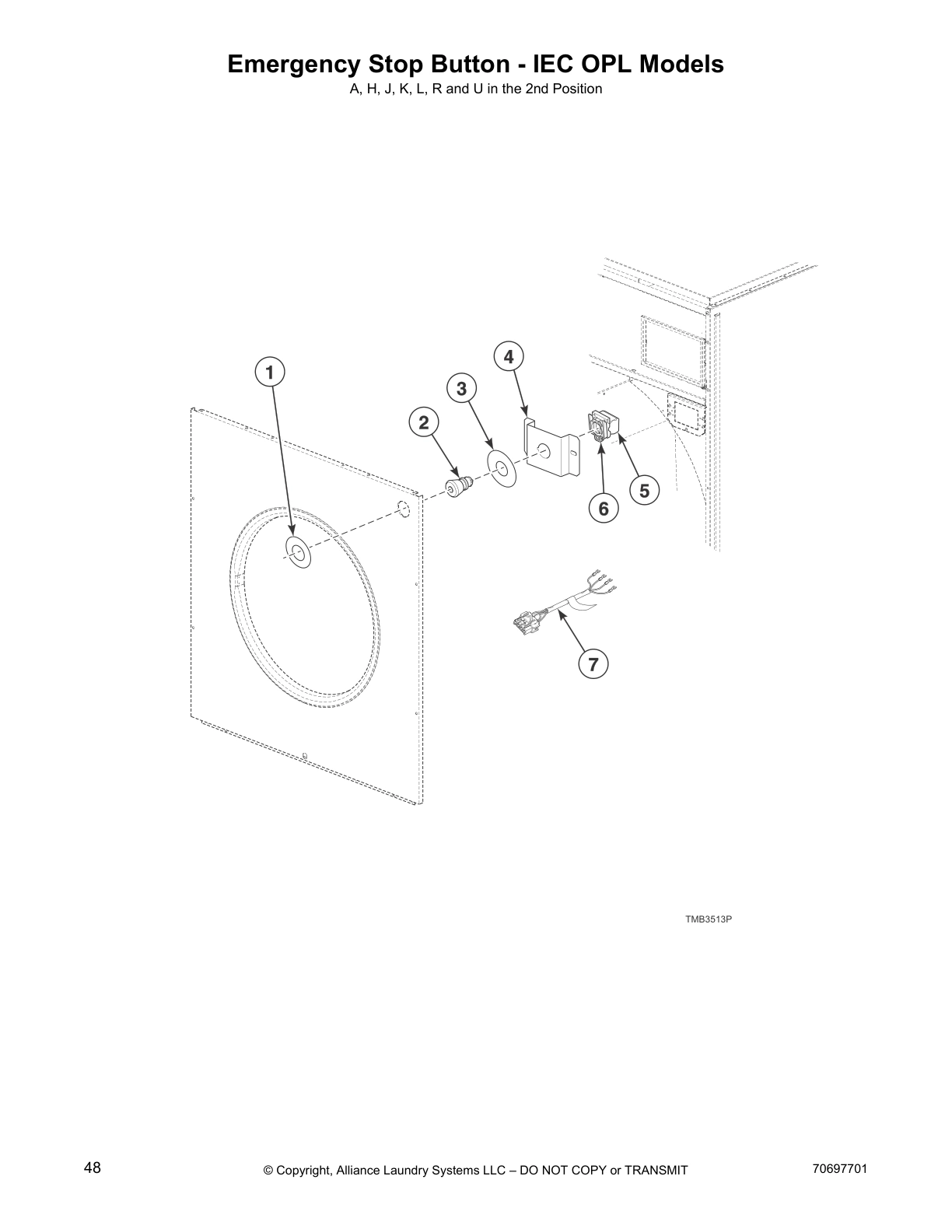Emergency Stop Button - IEC OPL Models