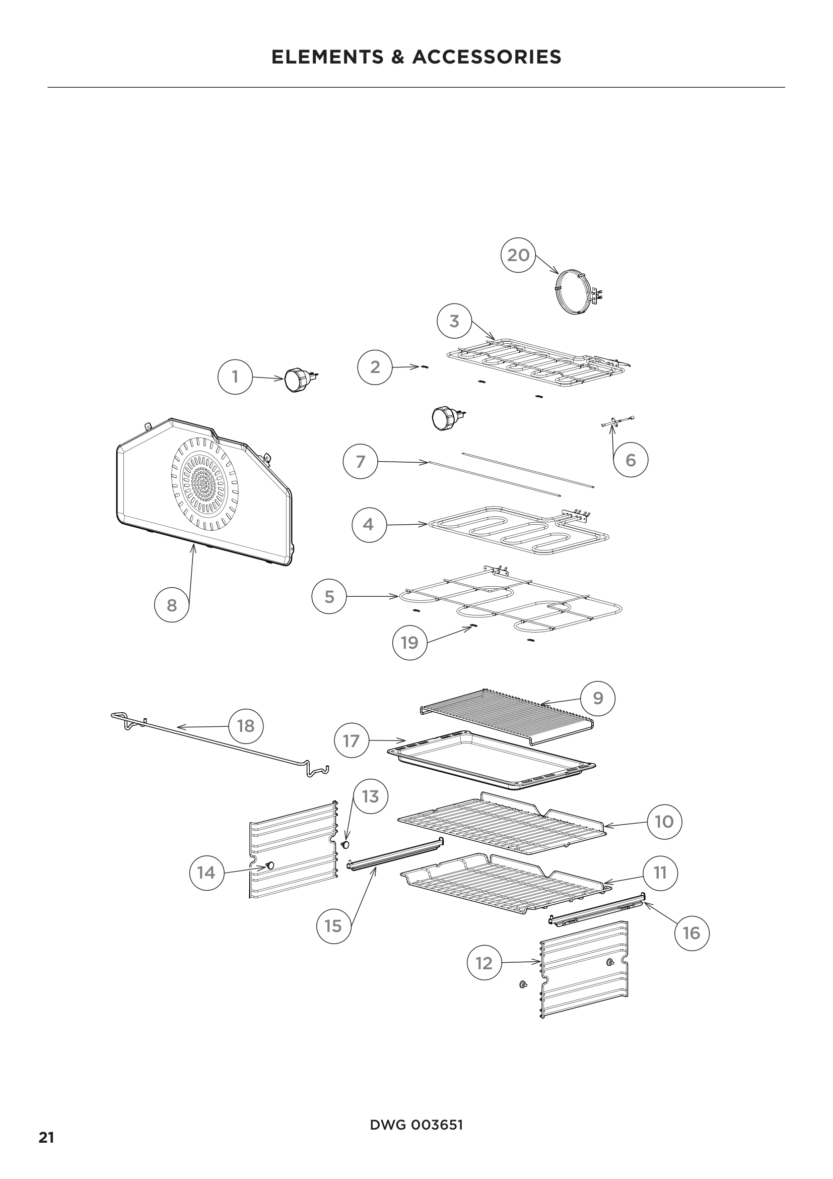 ELEMENTS & ACCESSORIES