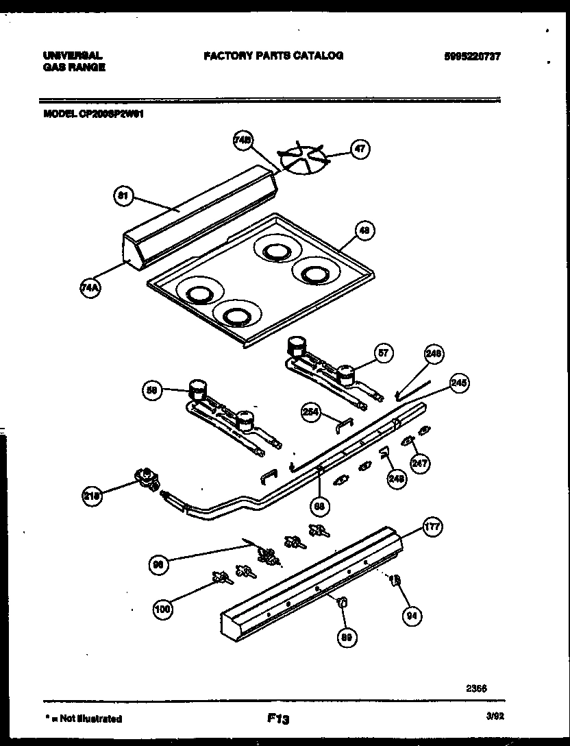 02 - COOKTOP, BURNER, CONTROL PARTS